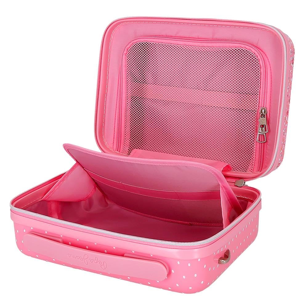 Pepe Jeans Alenka Rosa Nececer Adaptable Rosa 29x21x15 cms Rígido ABS 9,14L 0,83 kgs by Joumma Bags