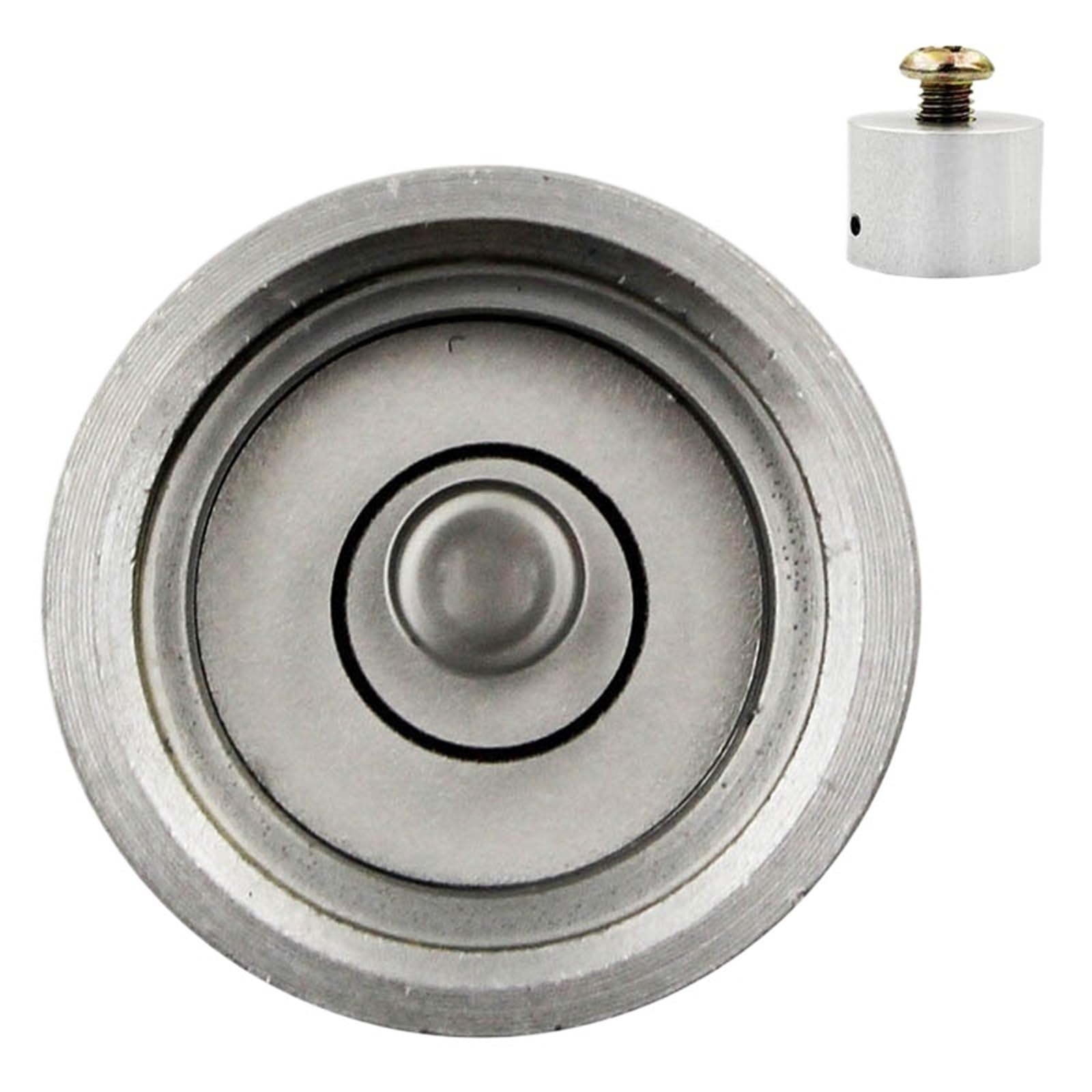 Bulle de niveau à bulle universelle ronde avec trou de vis unique for règle en acier TB Invar 1 pièce