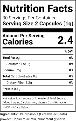 Miniatura 2 de Ora pro Nobis - 2 Pack de 60 Cápsulas 500mg - Hecho en Brasil