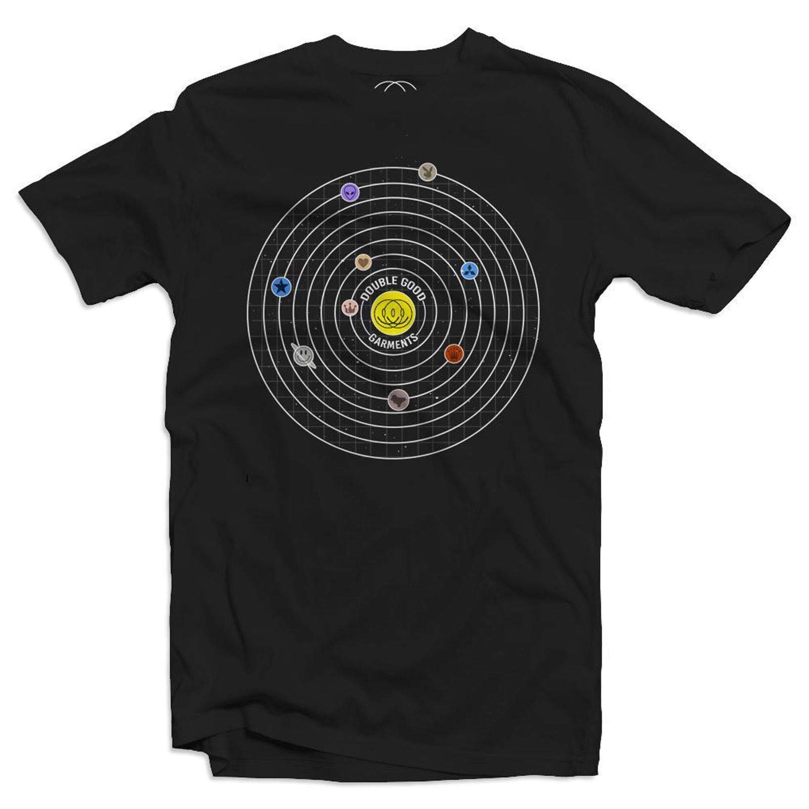 Double Good Garments Men's Black Revolution E Ecstasy Acid House Dance Music Rave Dj T-Shirt (3Xl, )