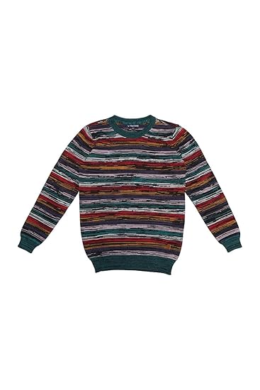Allen Solly Boys Round Neck Printed Sweater