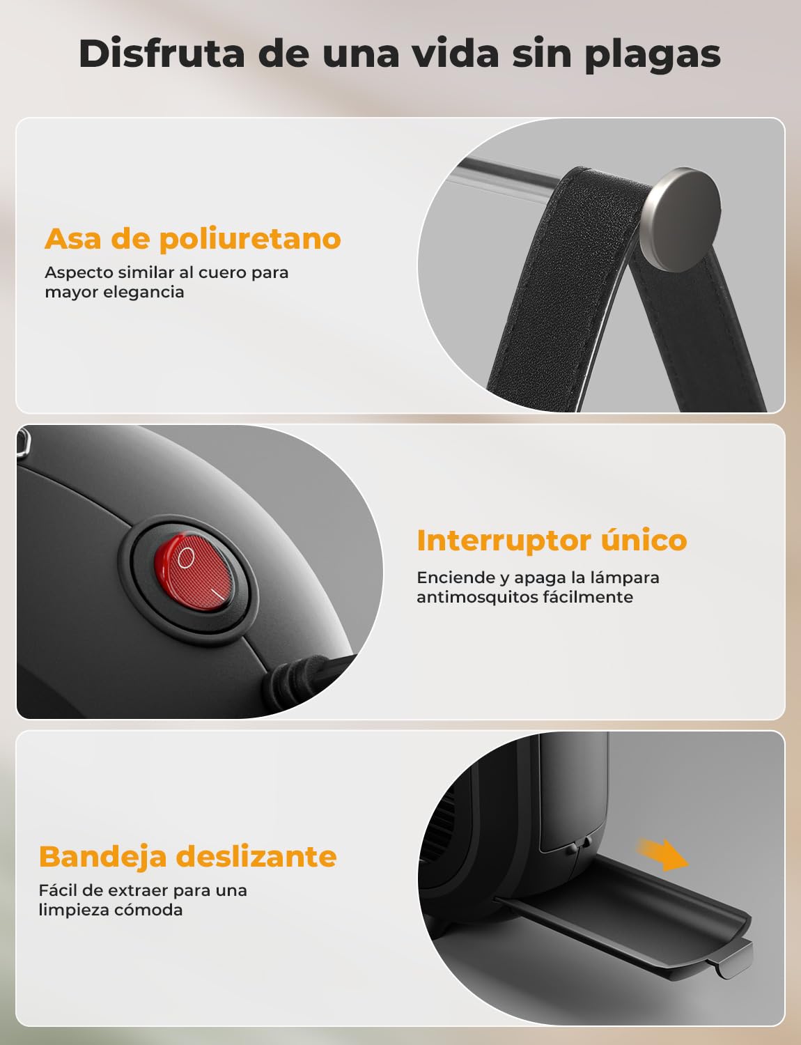 YISSVIC Lampara Antimosquitos Matamoscas Electrico Lámparas LED UV, Mata Insectos para Interiores contra Mosquitos, Moscas y Otros Insectos Voladores