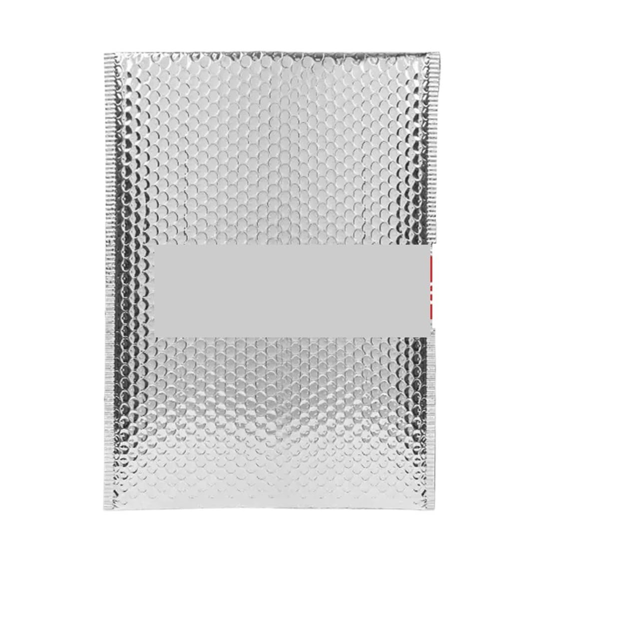 Self Sealing Bubble Cushion 30Pcs Holographic Bubble Mailer Mailing Envelope Thicken Protection Waterproof Padded Envelopes Pack Bag For Shipping(Silvery,20 * 25cm)