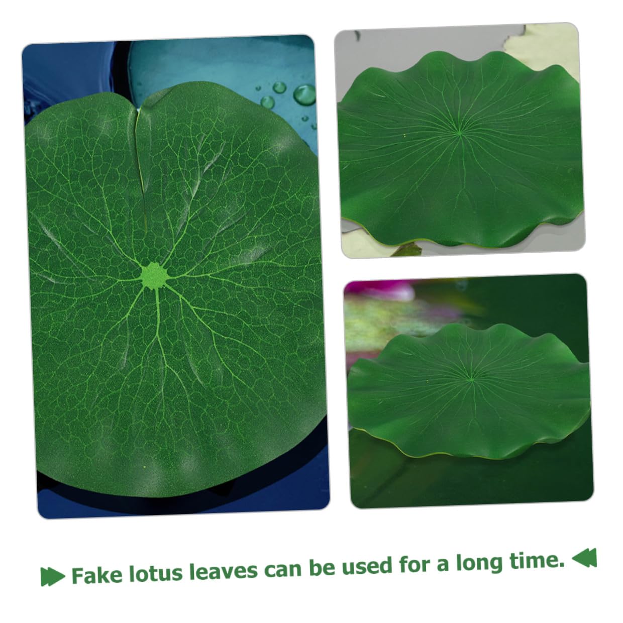 HANABASS 10 Stck. Teiliges Schwimmende Lotusblätter aus Eva Realistische Teichdekoration für Gartenteich Aquarium und Fischbecken Leicht und Vielseitig für DIY und Partygestaltung