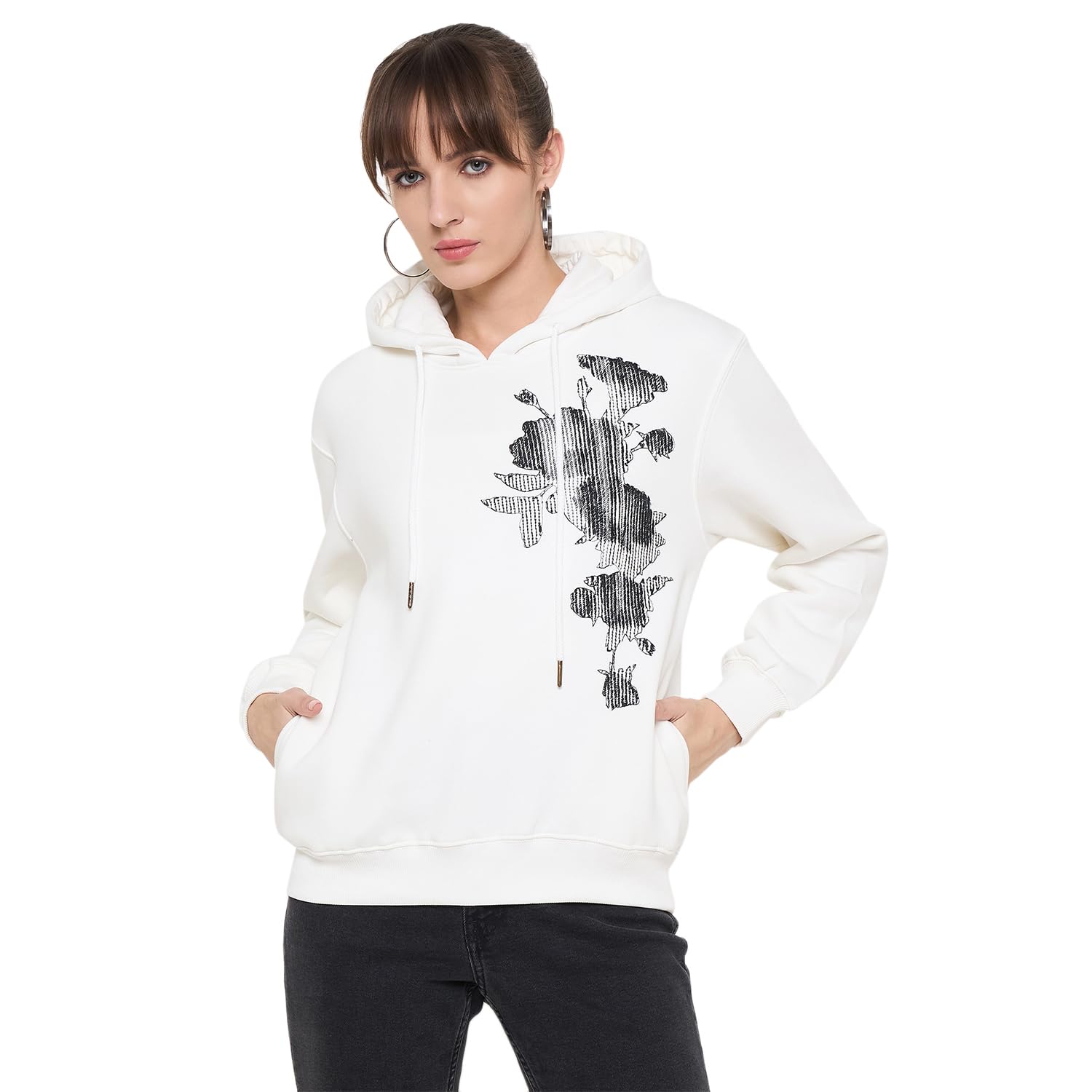 madame Floral Print Adorned Cotton Blend Sweatshirt-picture-33