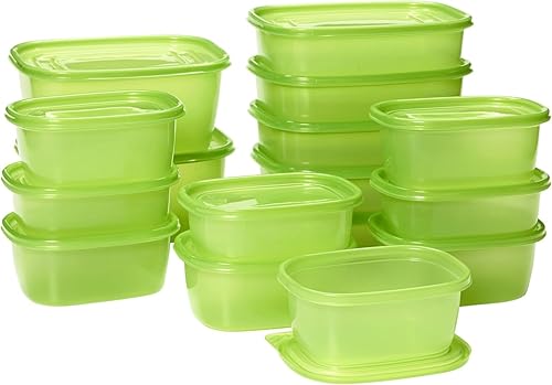 Debbie Meyer GreenBoxes - Juego de 32 piezas mantiene frutas verduras productos horneados y aperitivos frescos durante más tiempo reutilizable sin