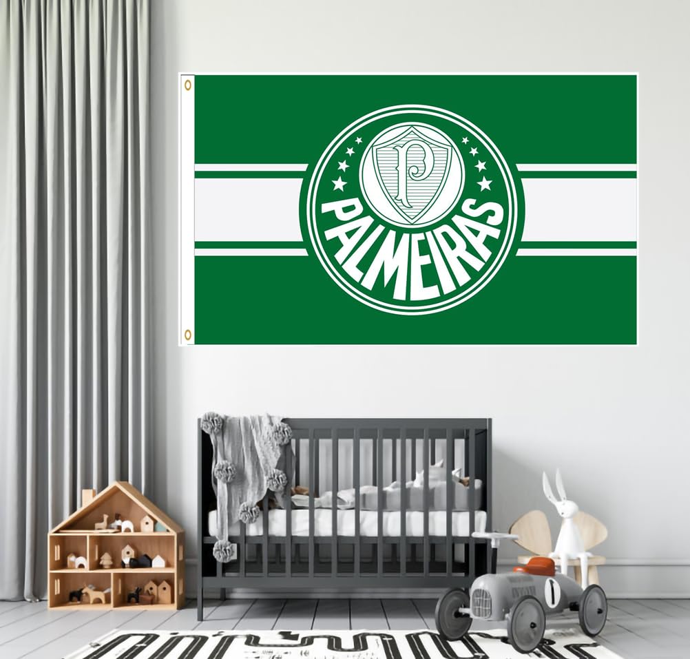 Amazon.com : YERCHIC Palmeiras Flag for Brazil Football Fans  display picture 1