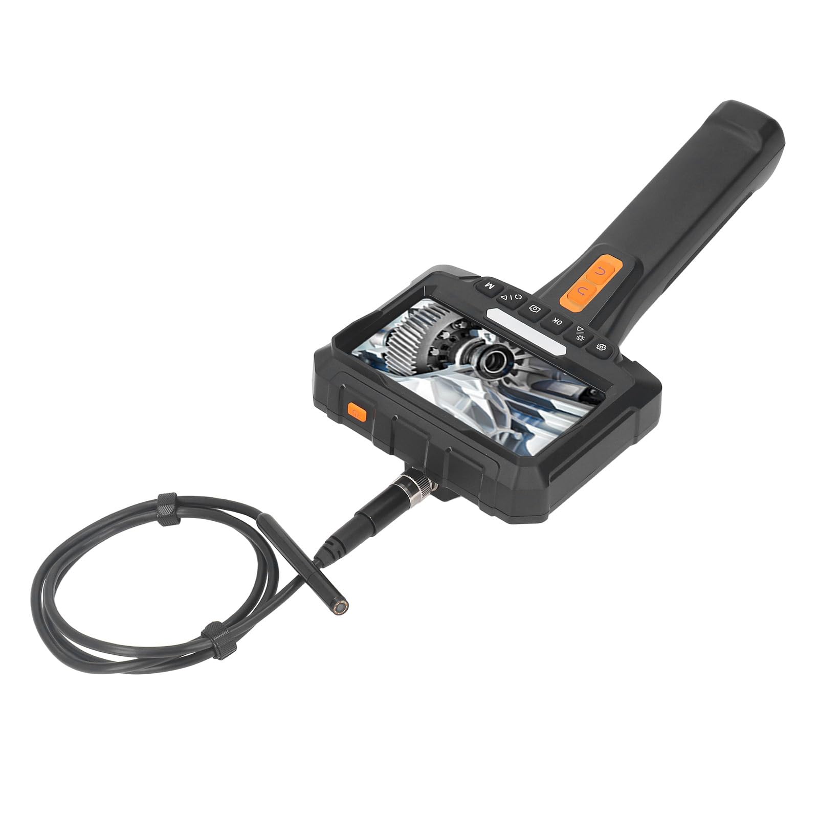 Articulating Borescope Inspection Camera, Easy to Operate Professional Articulating Borescope Camera with 2000mAh Large Capacity Battery for Industrial Use (ZIZEV82nmcwbp9f-12)
