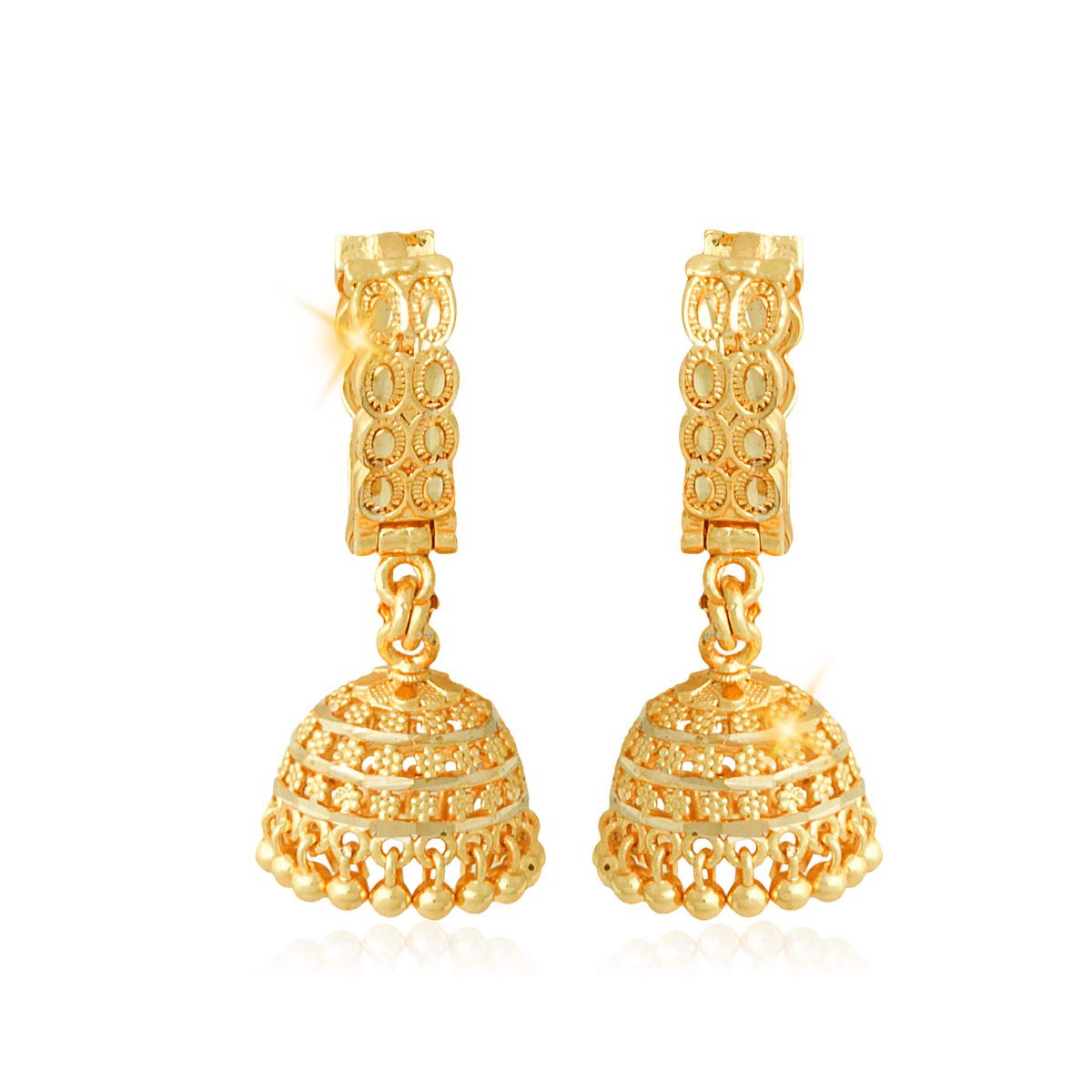 VFJ VIGHNAHARTA FASHION JEWELLERY Vighnaharta Gold Plated Alloy Jhumka Bali Earring Valentine Day Gift Women Gift For Men Love Valentinesday2023 For Women & Girls (Pack Of- 1 Pair Jhumka Bali Earring) (B08L7S3V8Z) Amazon Price History, Amazon Price Tracker