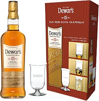 Amazon.co.jp: 【マルチグラス付き】デュワーズ 15年 [ ブレンデッド