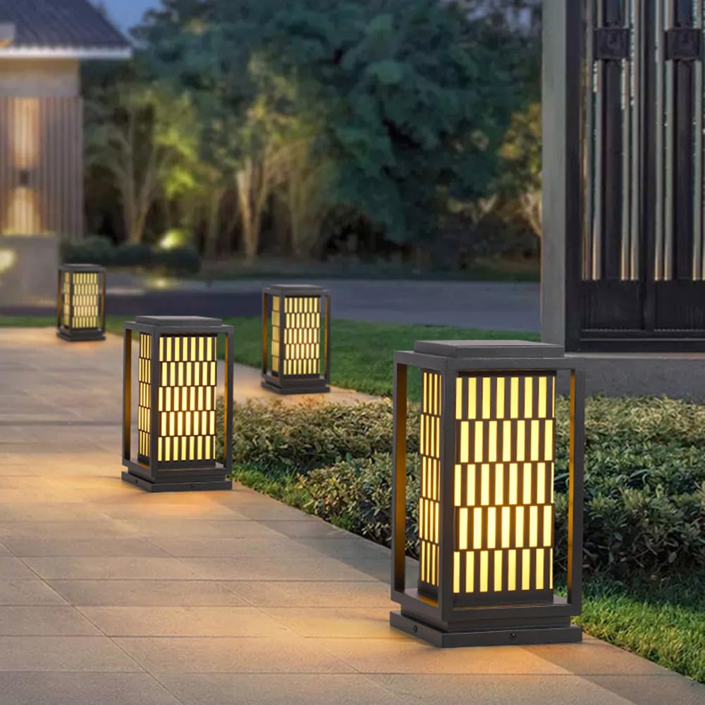 Lanterne De Poteau Câblée D'extérieur Pour Jardin Et Terrasse