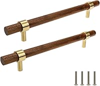 Vista 12 de Cajón de 11.02 pulgadas/11.024 in de latón nogal armario de cocina hardware tirador tirador distancia de agujero ajustable con tornillo, 4