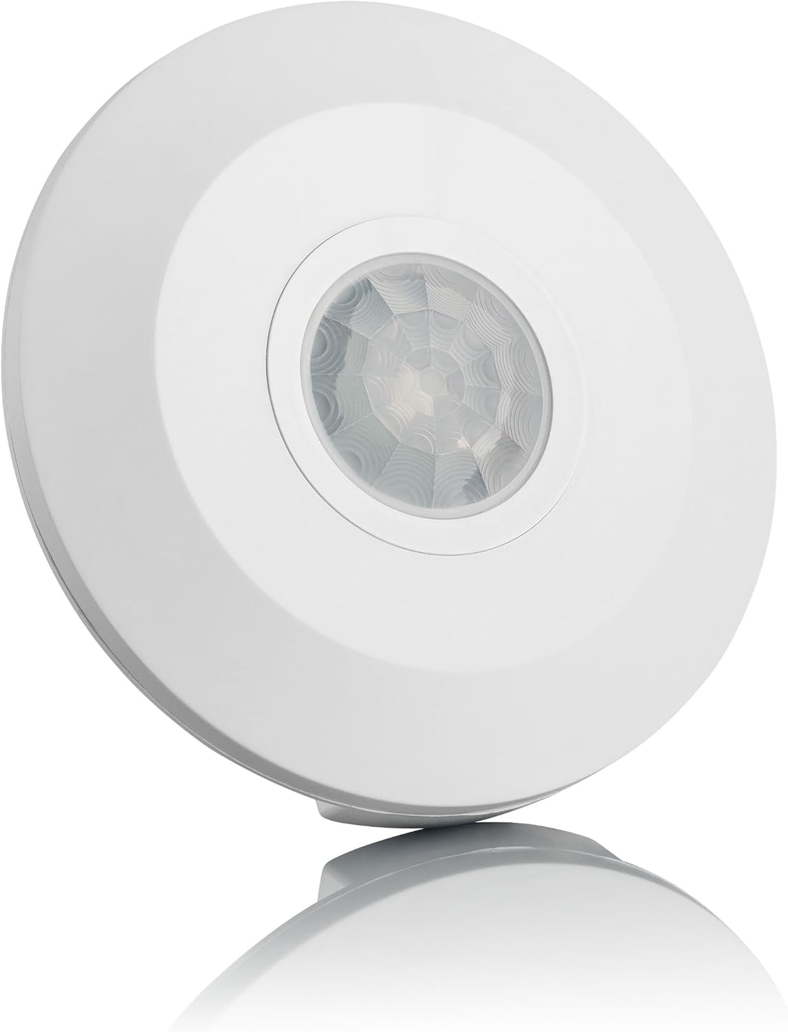 SEBSON Infrared Motion Sensor, Ceiling Surface Mounted Indoor, PIR Sensor, LED Suitable, Programmable, Range 6m / 360°, max. 2000/1000W, IP20, 3-Wire, white SEBSON Infrared Motion Sensor, Ceiling Surface Mounted Indoor, PIR Sensor, LED Suitable, Programmable, Range 6m / 360°, max. 2000/1000W, IP20, 3-Wire, white
