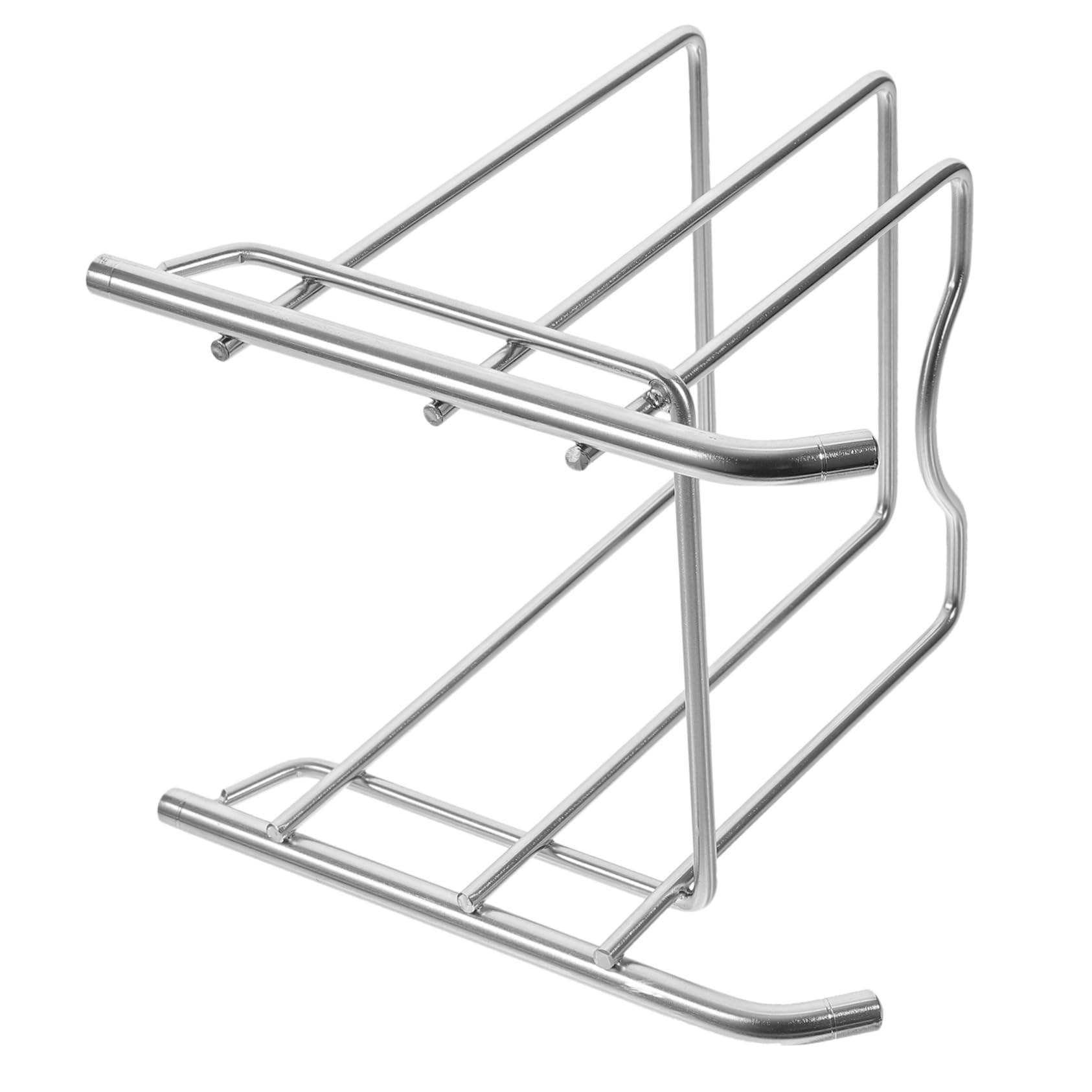 Ciieeo Support De Couvercle De Casserole Et Organisateur De Planche à Découper Égouttoir Pour Ustensiles De Cuisine Design Arrondi Et Anti-rayures