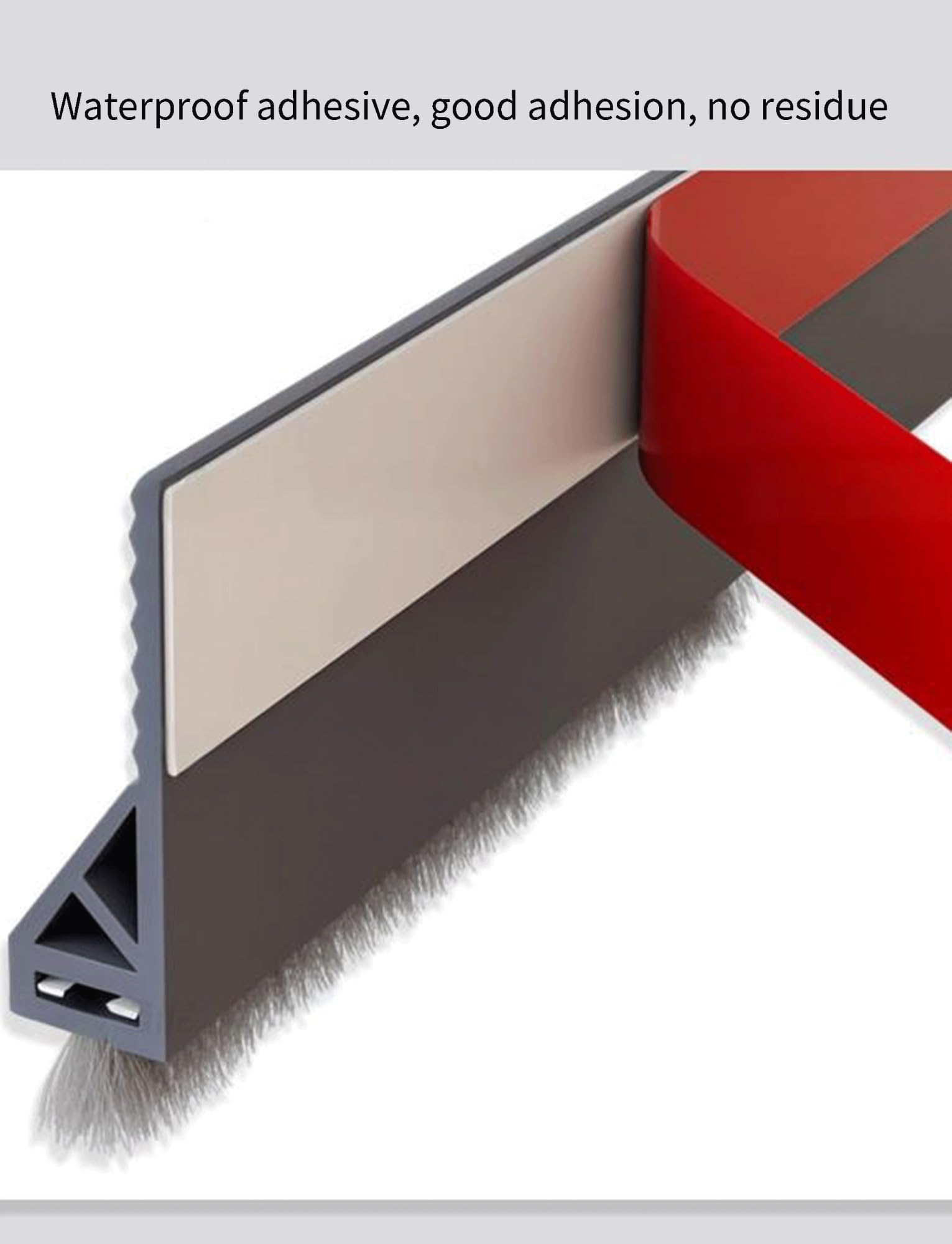 Paraspifferi regolabile per porta, confezione da 2, marrone, guarnizione sotto la porta, blocco vento ad alta efficienza energetica per la casa, personalizzabile per tutte le porte domestiche