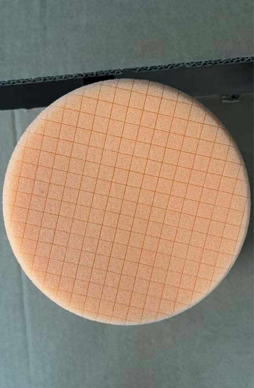 Orange Light Cut Pad, 3 tamponi lucidanti da 6 pollici per piastra di supporto da 150 mm, spugna per lucidatrice per auto, compounding, lucidatura e cera
