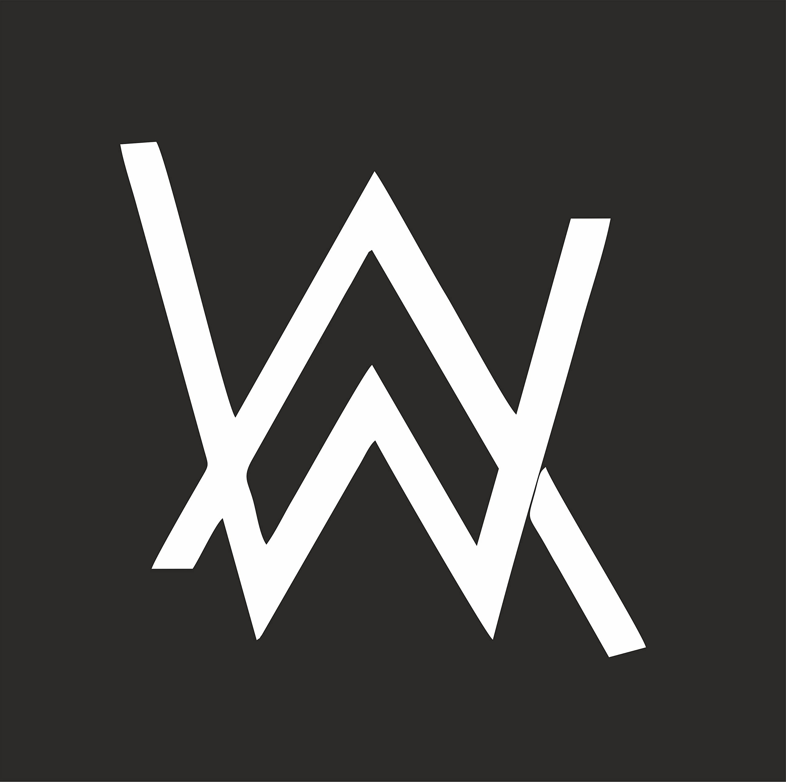 Uniplanet Store Camiseta negra de algodón con cuello redondo Alan Walker para hombre