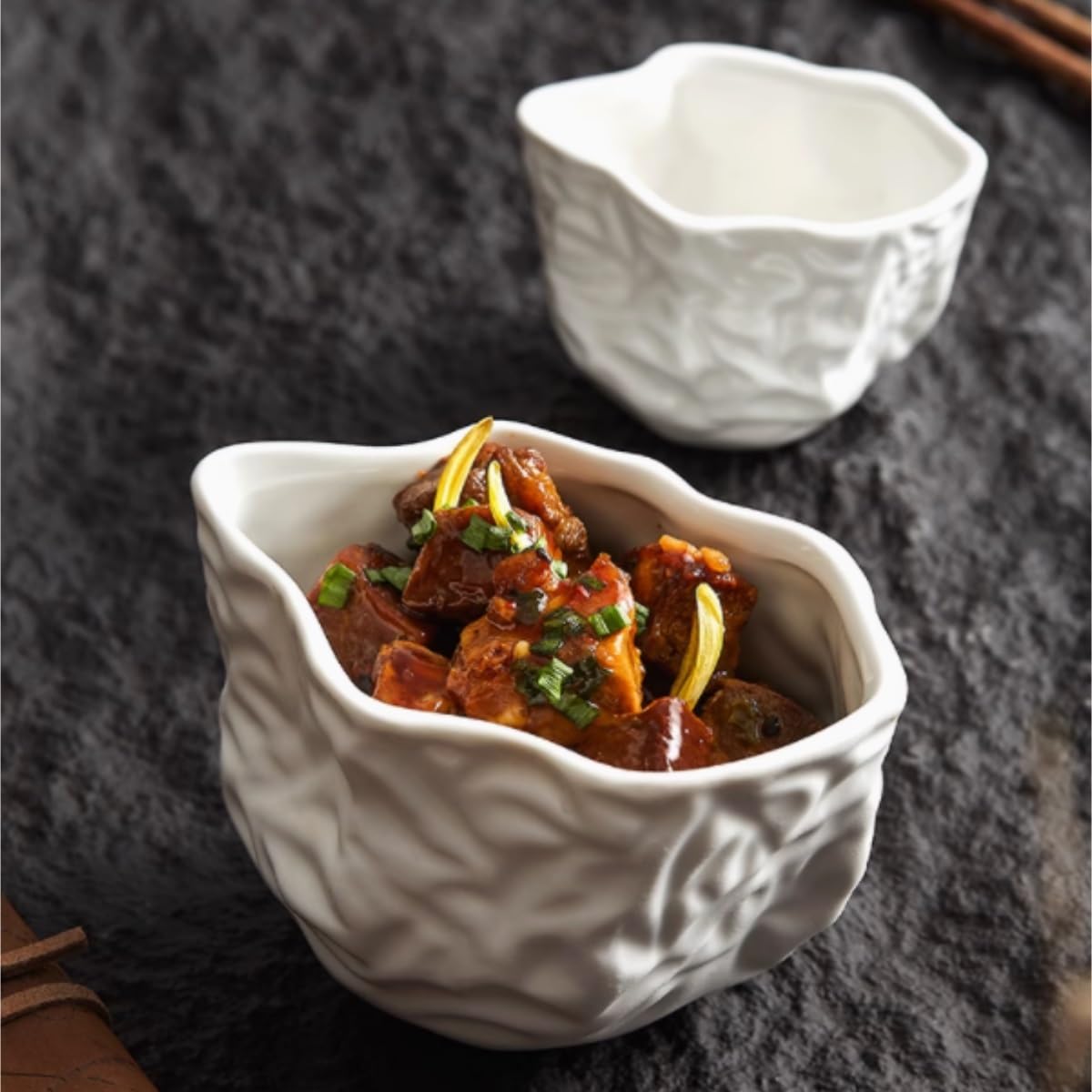 Salsiera per condimenti per insalata, in ceramica, per uso domestico, bistecca occidentale, salsa, salsa, salsa, salsa a bocca appuntita, per cucina e ristorante (9,3 x 6 cm)