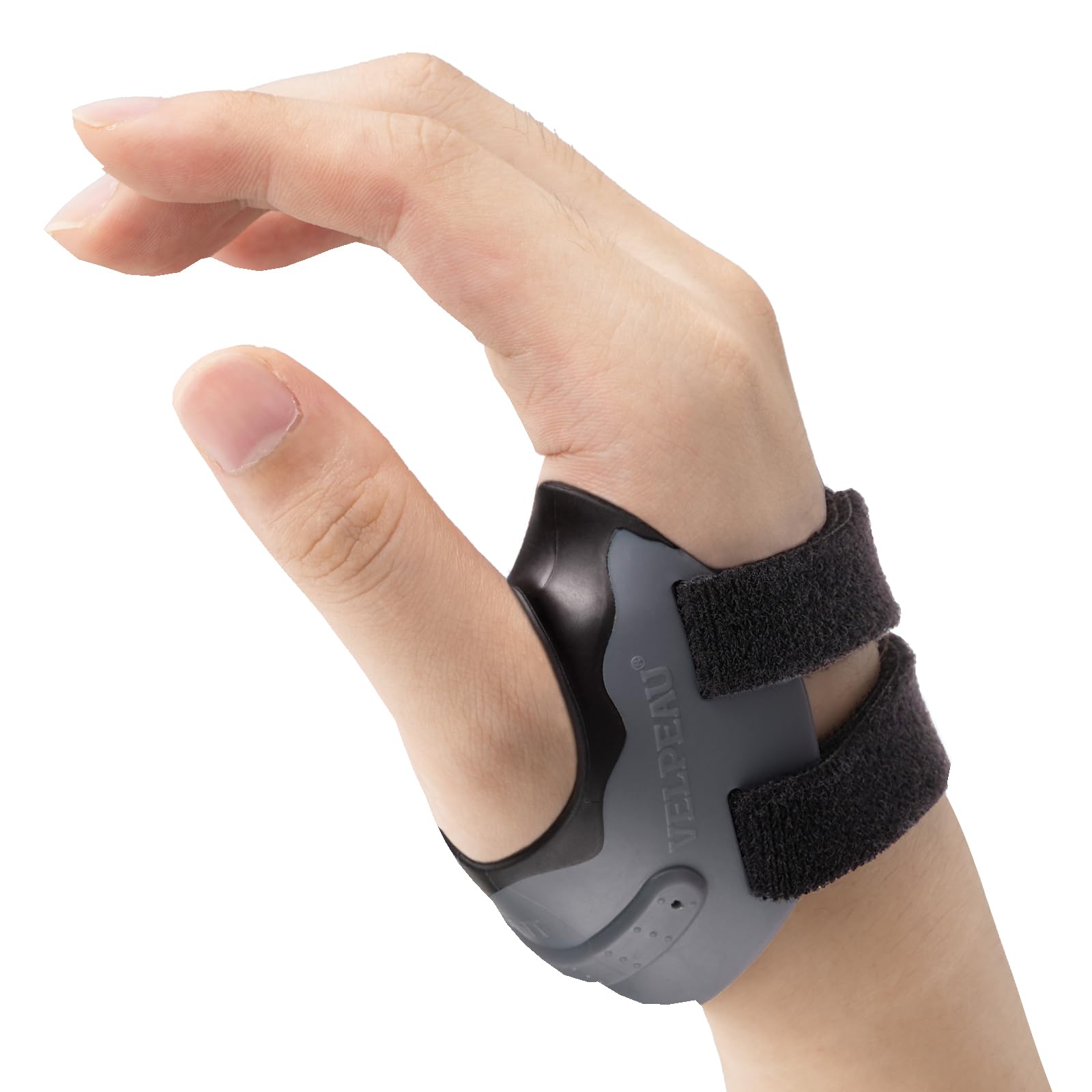 Velpeau CMC Joint Thumb Arthritis Support Brace - Soft & Hard Plastic Compose - with Thumb Compression Sleeve, Stabilizes Thumb CMC Joint Without