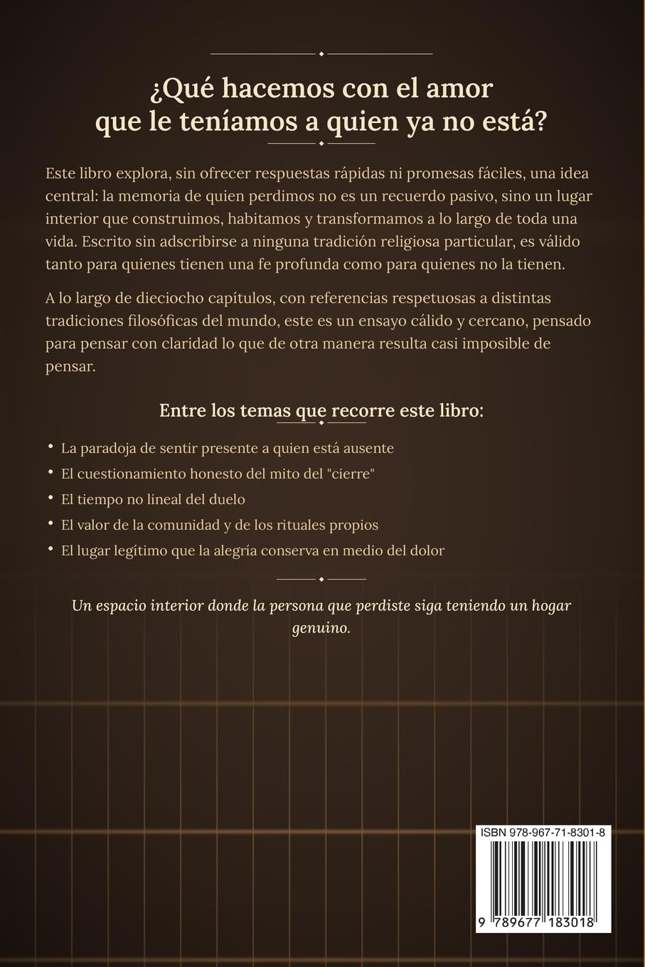 Un Lugar Para Extrañarte