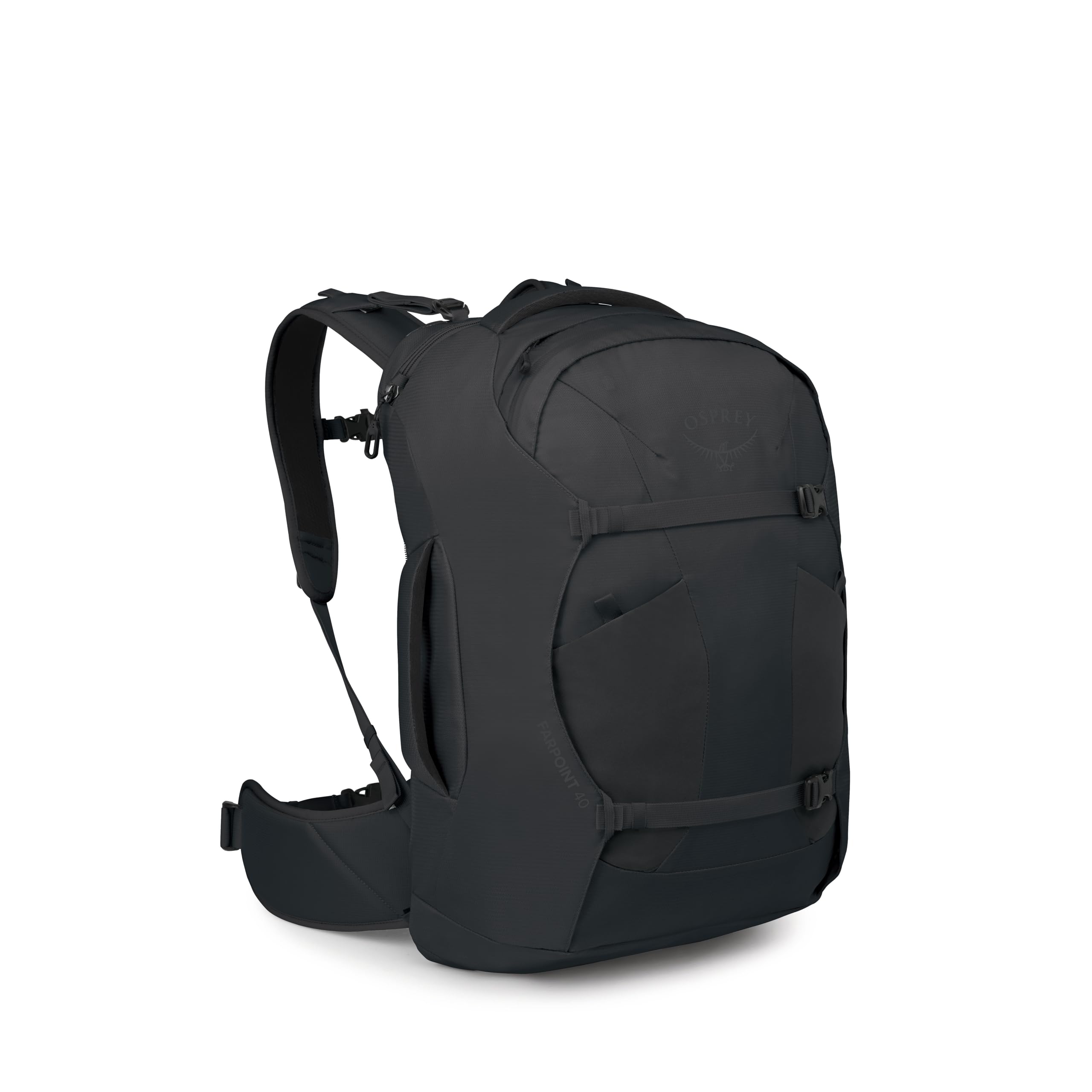 Osprey Farpoint 40L Men's Travel Backpack, Black, Extended Fit