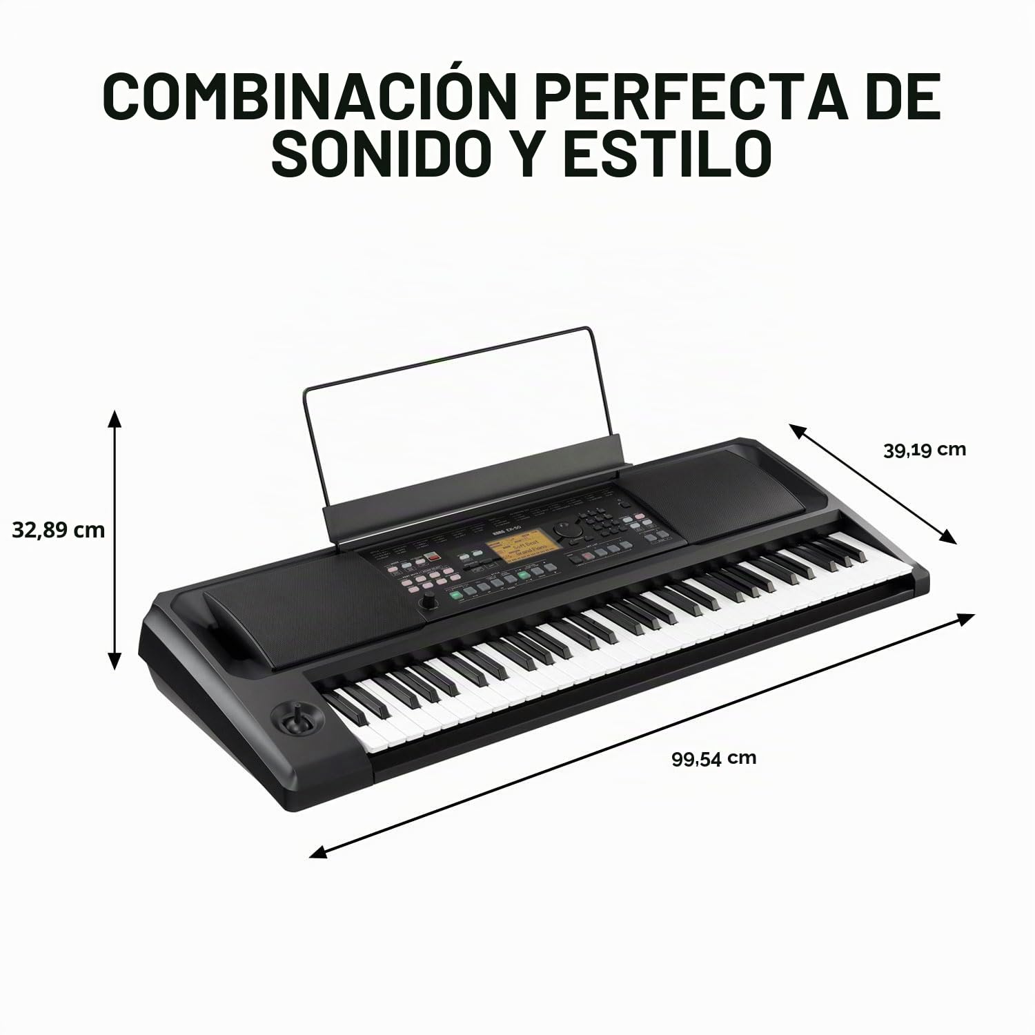 Korg EK-50 - Teclado digital con 61 teclas sensibles al tacto