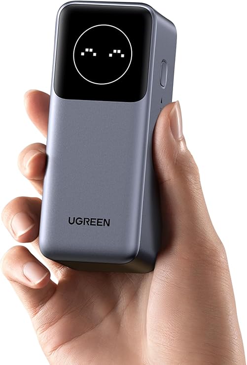 UGREEN Nexode Pro 100W Power Bank 12000mAh Batería Externa USB C Carga Rápida 2 Puertos Cargador Portátil PC LED Compatible con iPhone 17 16 15 14 13 Pro MAX Plus Galaxy S25 S24 S23 A56 MacBook iPad oferta Amazon