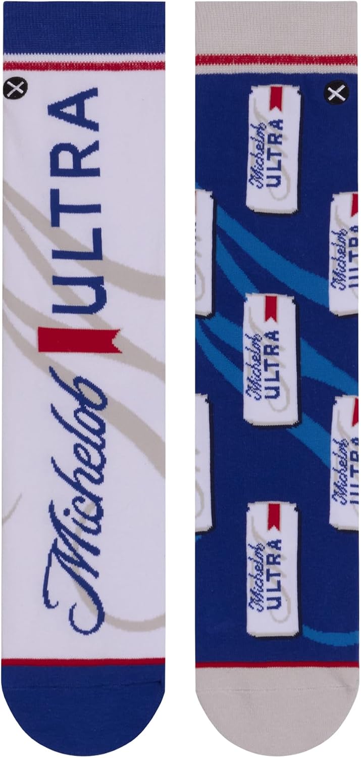Odd Sox - Beer Brand Novelty Funny Cool Crew Socks, Size Large image 2