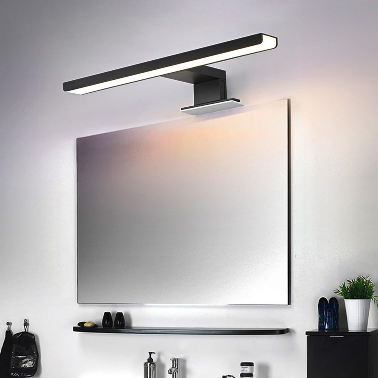 Lámparas de pared armario LED negro 40cm iluminacion interior para salon 8