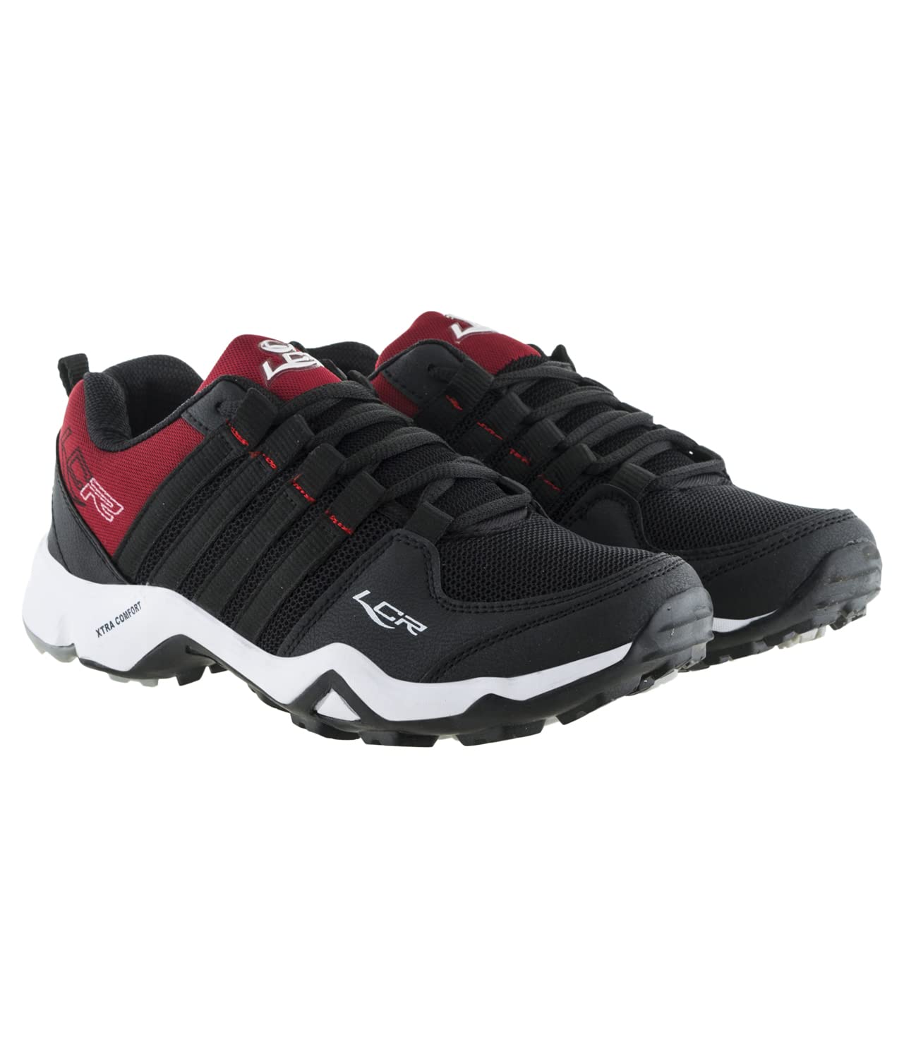 LANCER CUBA-14BLK-MRN Mens Black/Maroon Sports & Outdoor Running Shoes (B0BW61PY5B) Amazon Price History, Amazon Price Tracker