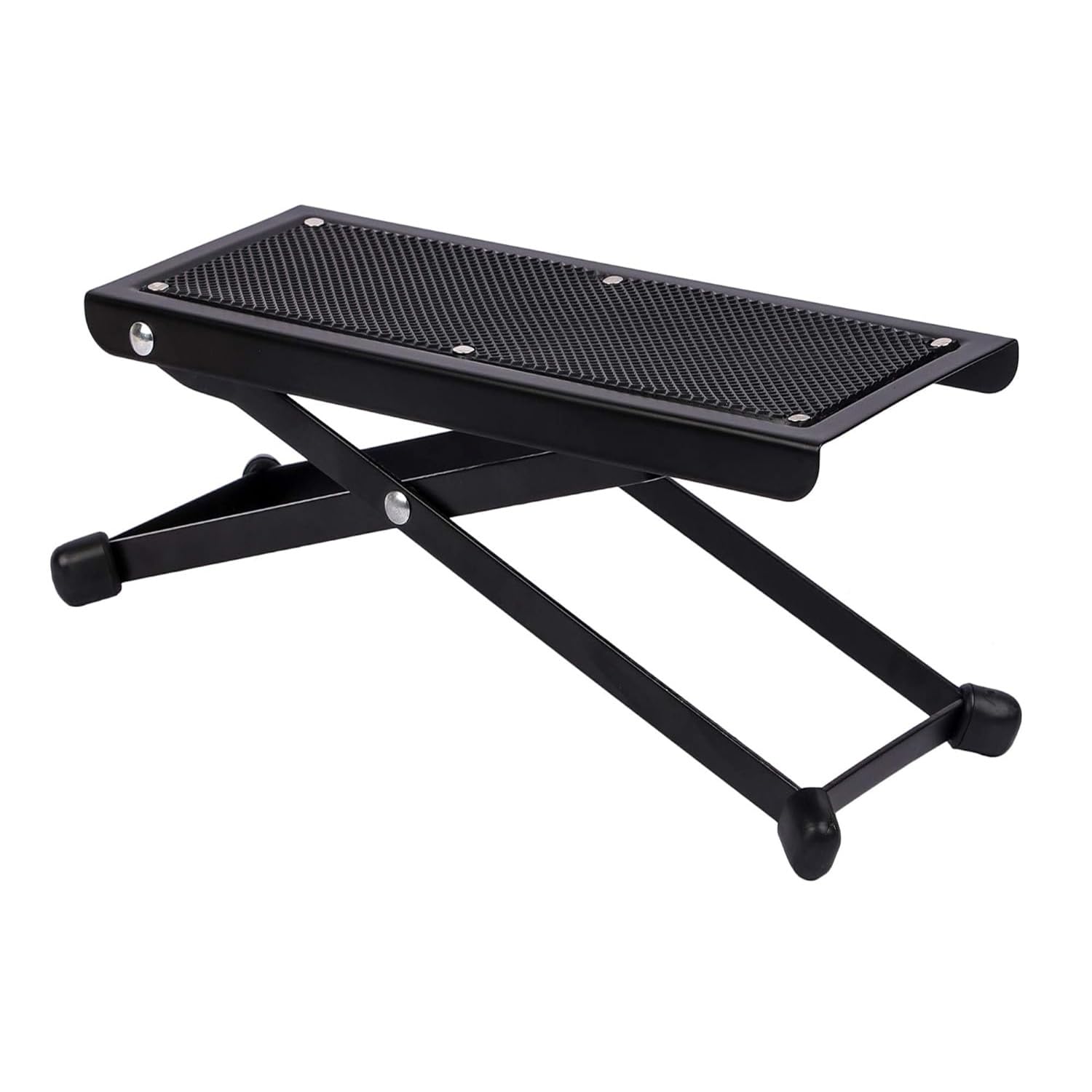 Kadence Guitar Foot Rest/Foot Stool, Adjustable Guitar Leg Rest, Foot stool Black for Classical Guitar Player