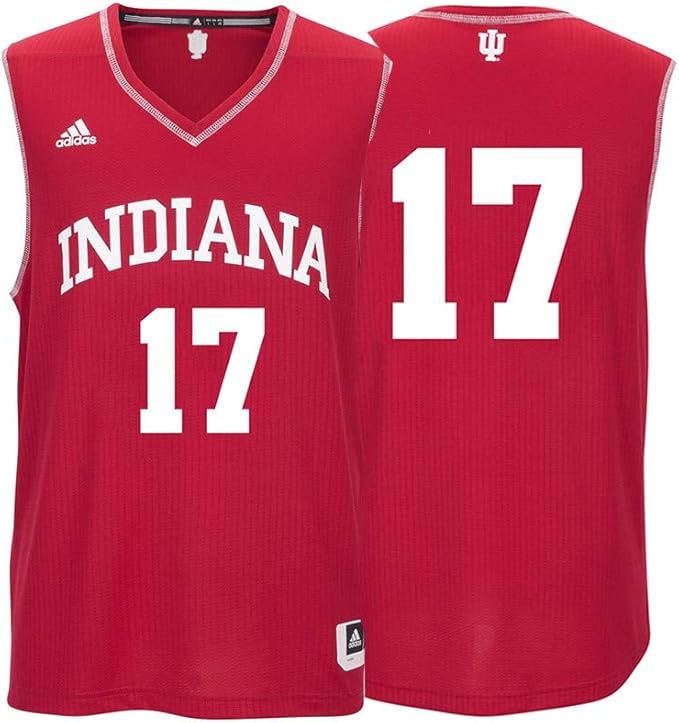 adidas Indiana Hoosiers NCAA 17 Red Replica Basketball