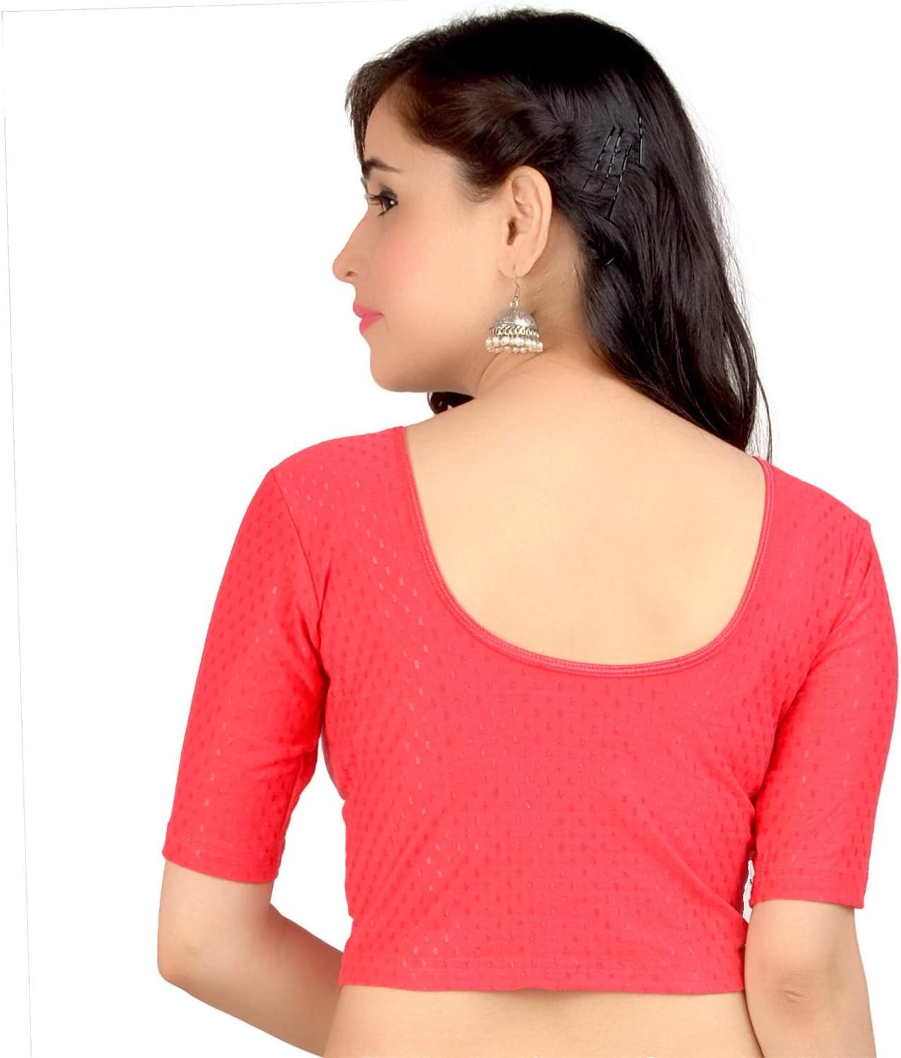 Chandrakala Readymade Blouses for Women Sarees,Stretchable (B179) - Image 4