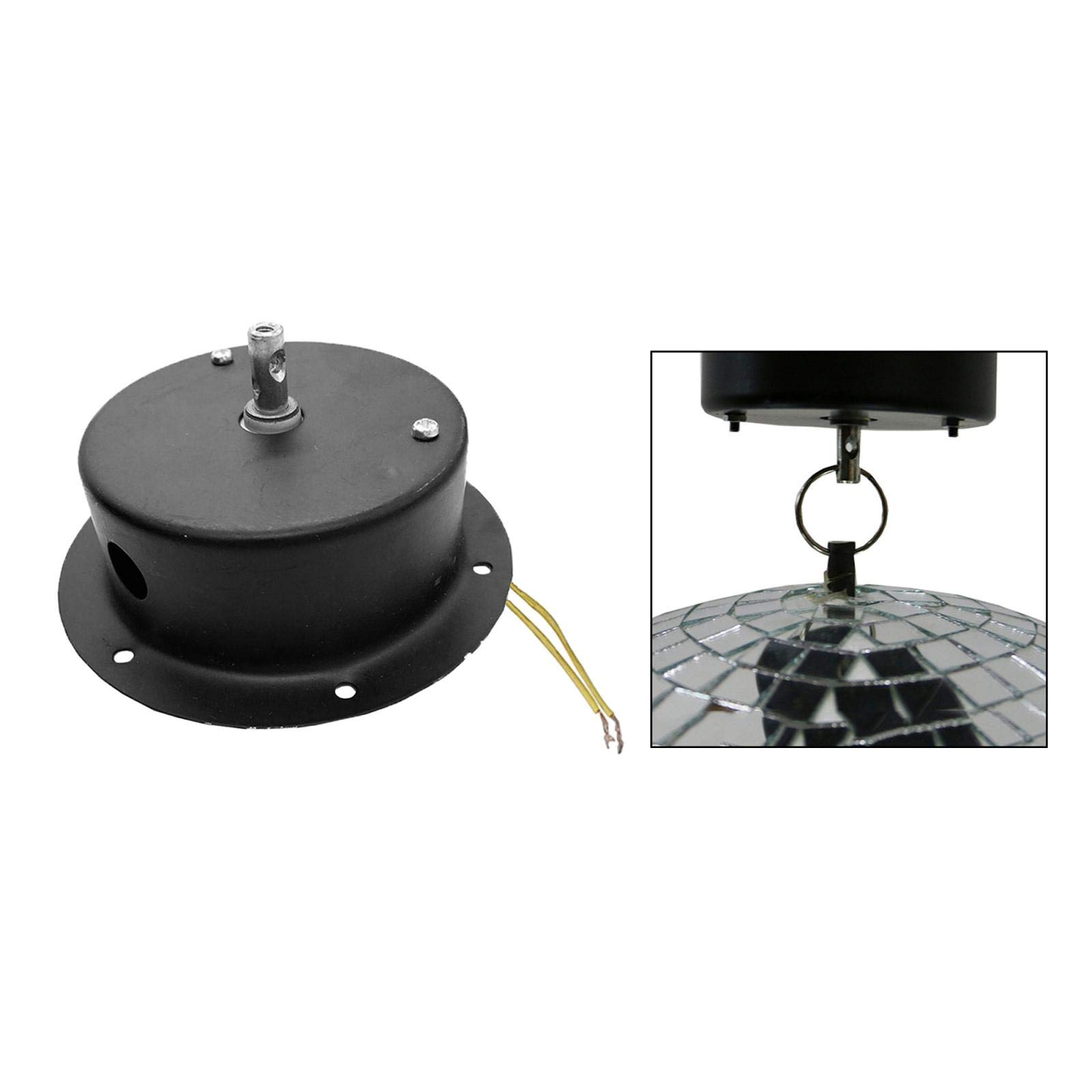 Motor de Espejo Giratorio, Espejo de Motor de Bola de Discoteca, Bola de reflexión Colgante para luz de Escenario de Fiesta de Discoteca DJ Accs - 1,5 RPM 220V