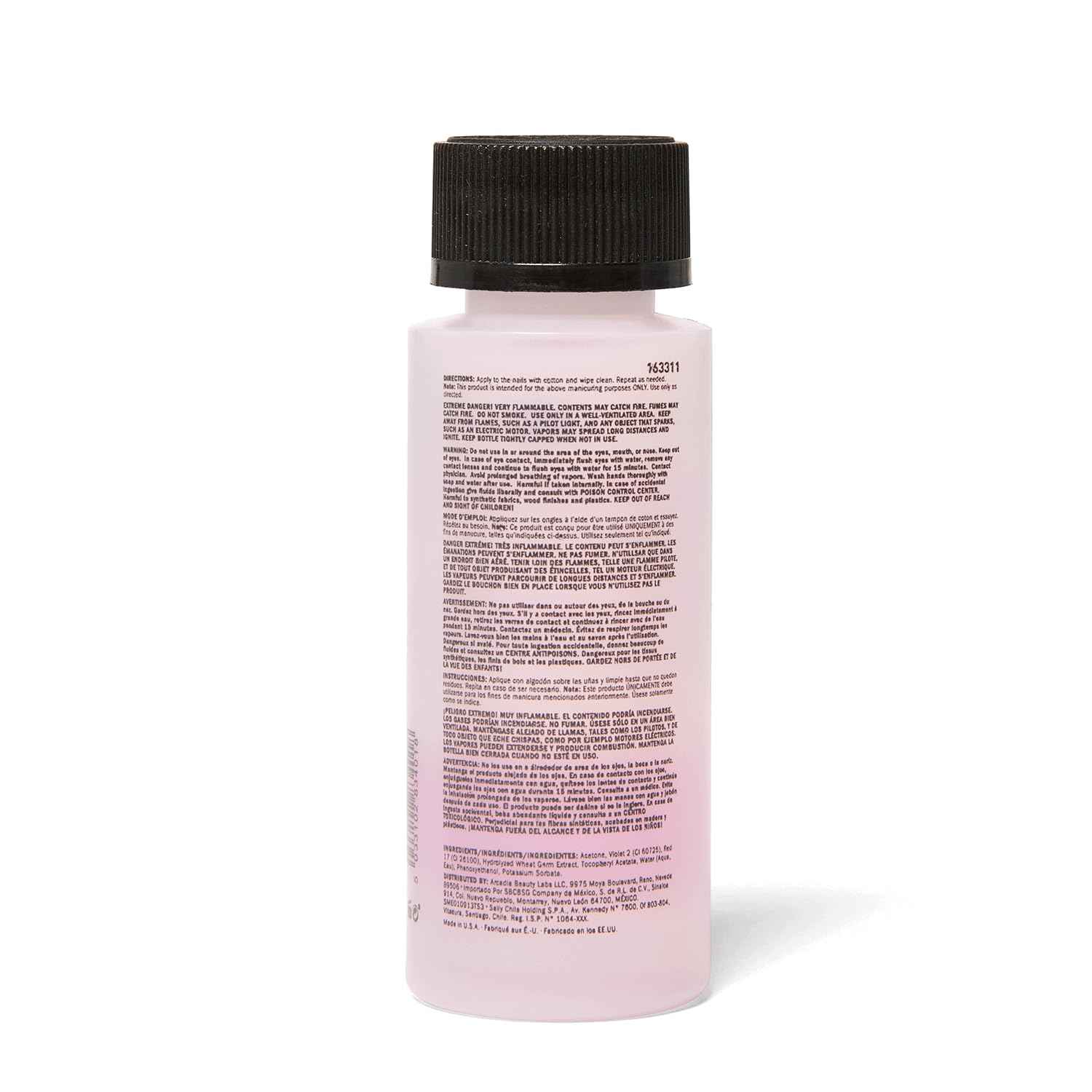 Acetone Nourishing Nail Polish Remover