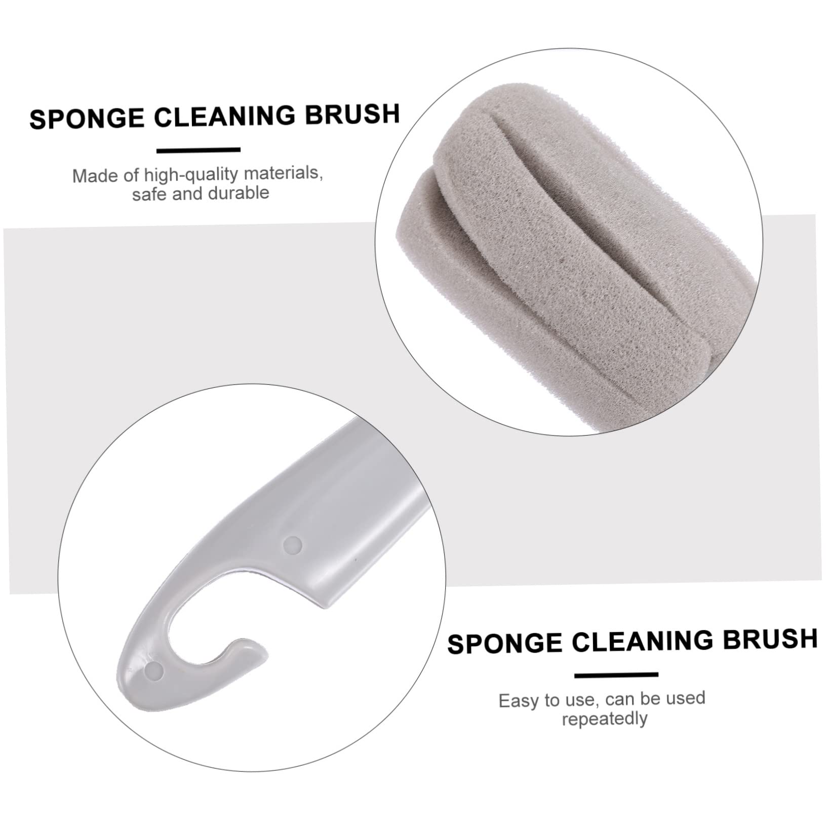 Beavorty 3pcs Cup Brush Pacifier Cleaning Brush Durable Bottle Brush Bottle Cleaning Brush Long Handle Sponge Brush Glass Cup Washing Brush Cup Cleaning Brush Long Handle Cup Cleaner