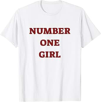 ROSE NUMBER ONE GIRL Tシャツ number one girl t-shirt | ROSÉ Official Shop