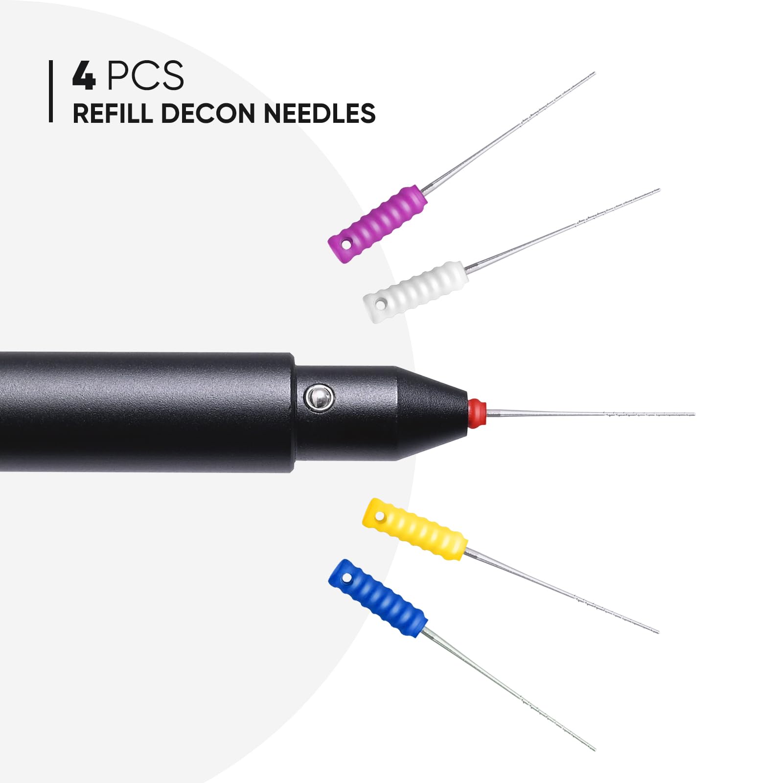 FOSHIO Aiguille de retrait PPF, Aiguilles de nettoyage avec 4 micro-crochets supplémentaires en acier inoxydable pour le éliminer les impuretés, destinées à l'installation de films PPF et vinyle