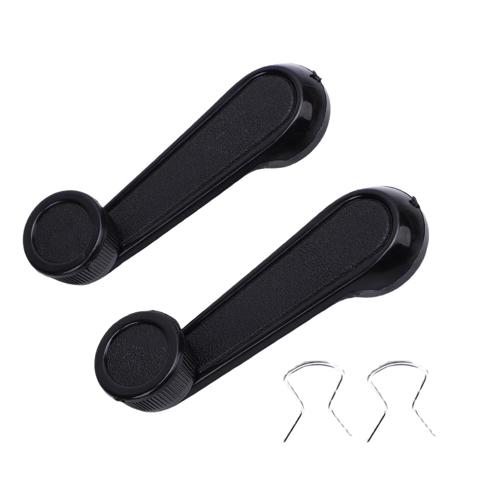 SAUANMNKTP Electric Window Regulator Car Inside Window Crank Handle Plastic Long Lasting 6926004020B0 Replacement Front PassengerWithout(Black)