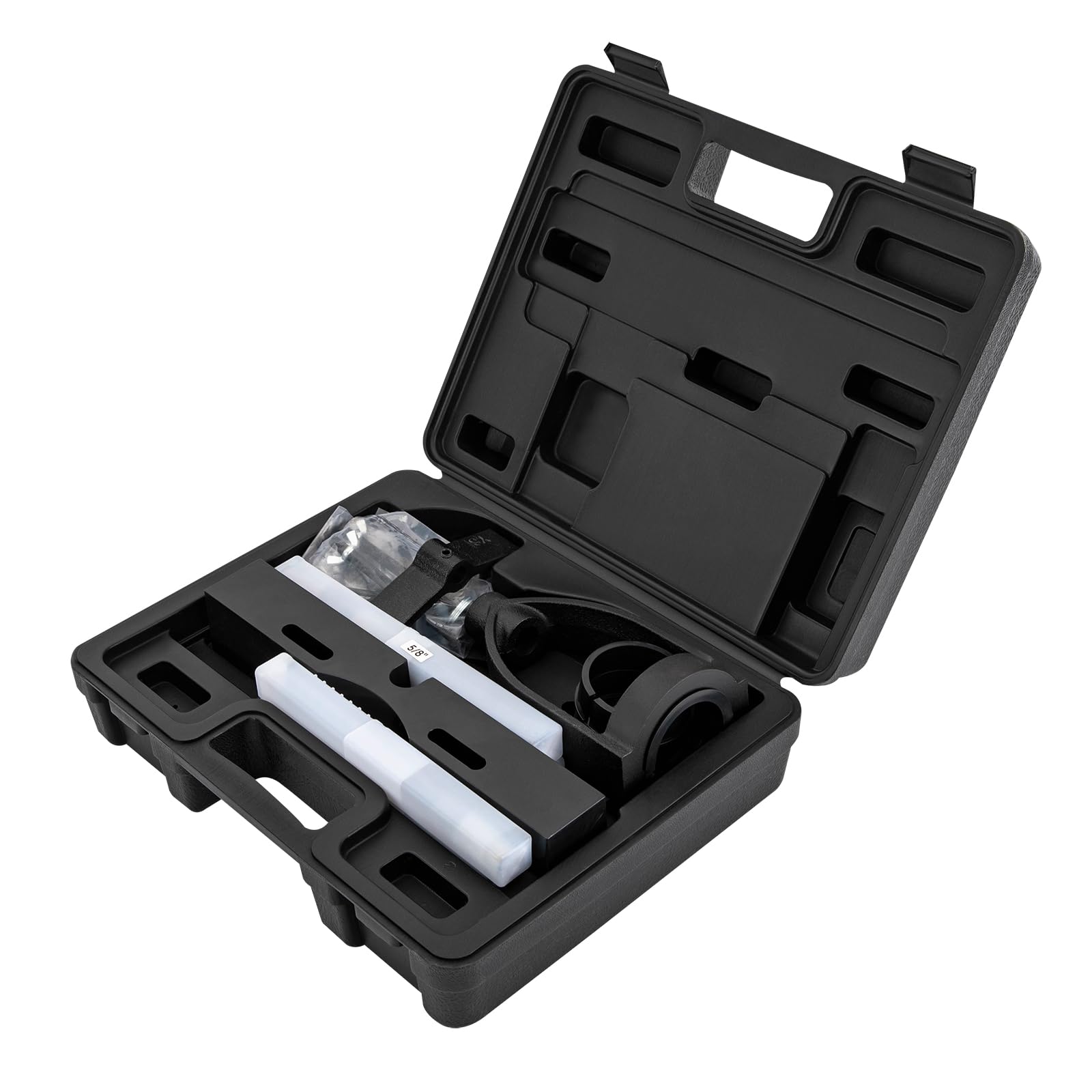 Juego de accesorios para taladro de mesa, taco cuadrado de 6,35 mm, 9,5 mm, 12,7 mm, 15,8 mm, herramienta de madera para muebles, cortador de espigas con casquillos de broca 52,5-60 mm