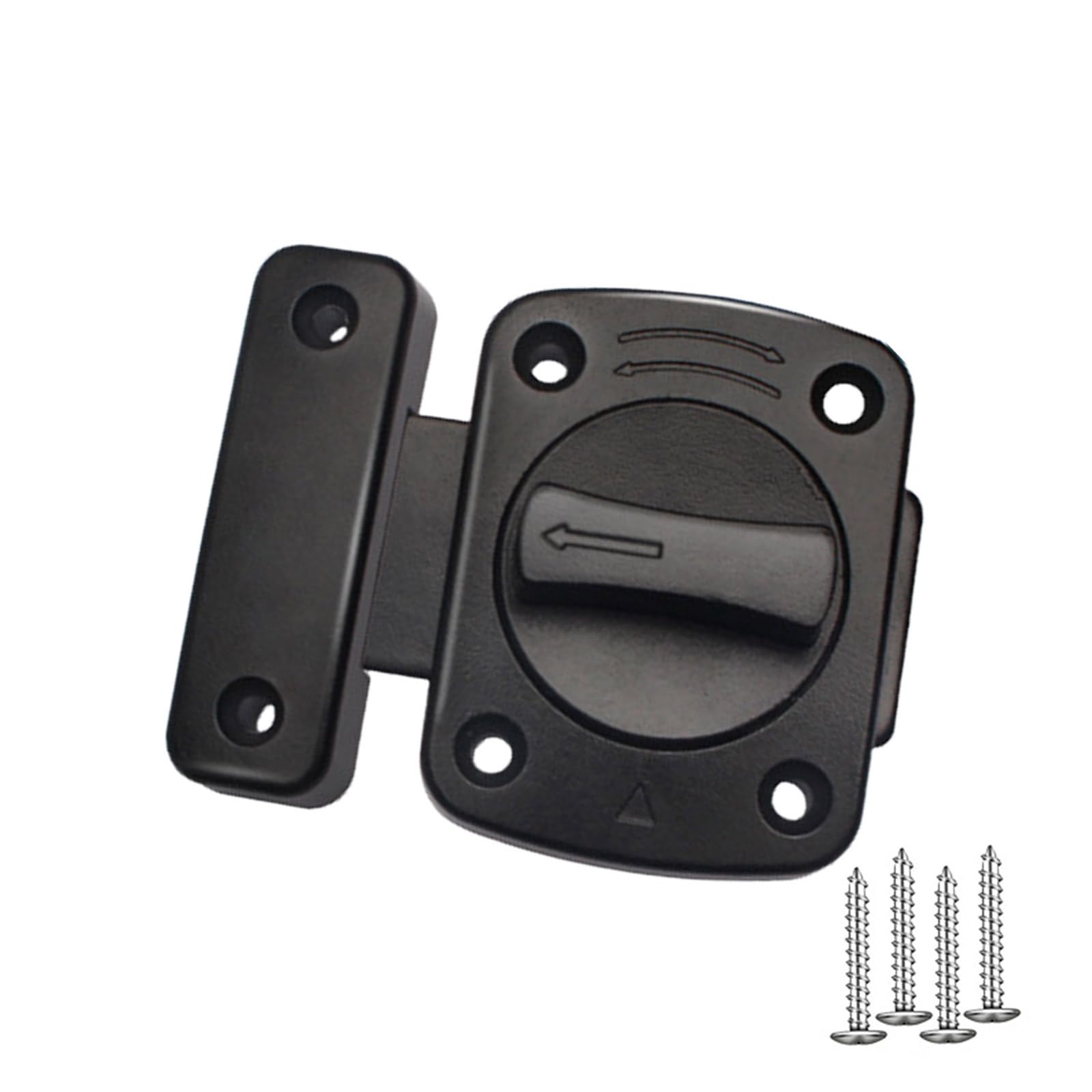 Metal Rotating Bolts Latches Multipurpose Rotating Bolts Latches for Enhances Door Security Suitable for Pet & House Use Furniture