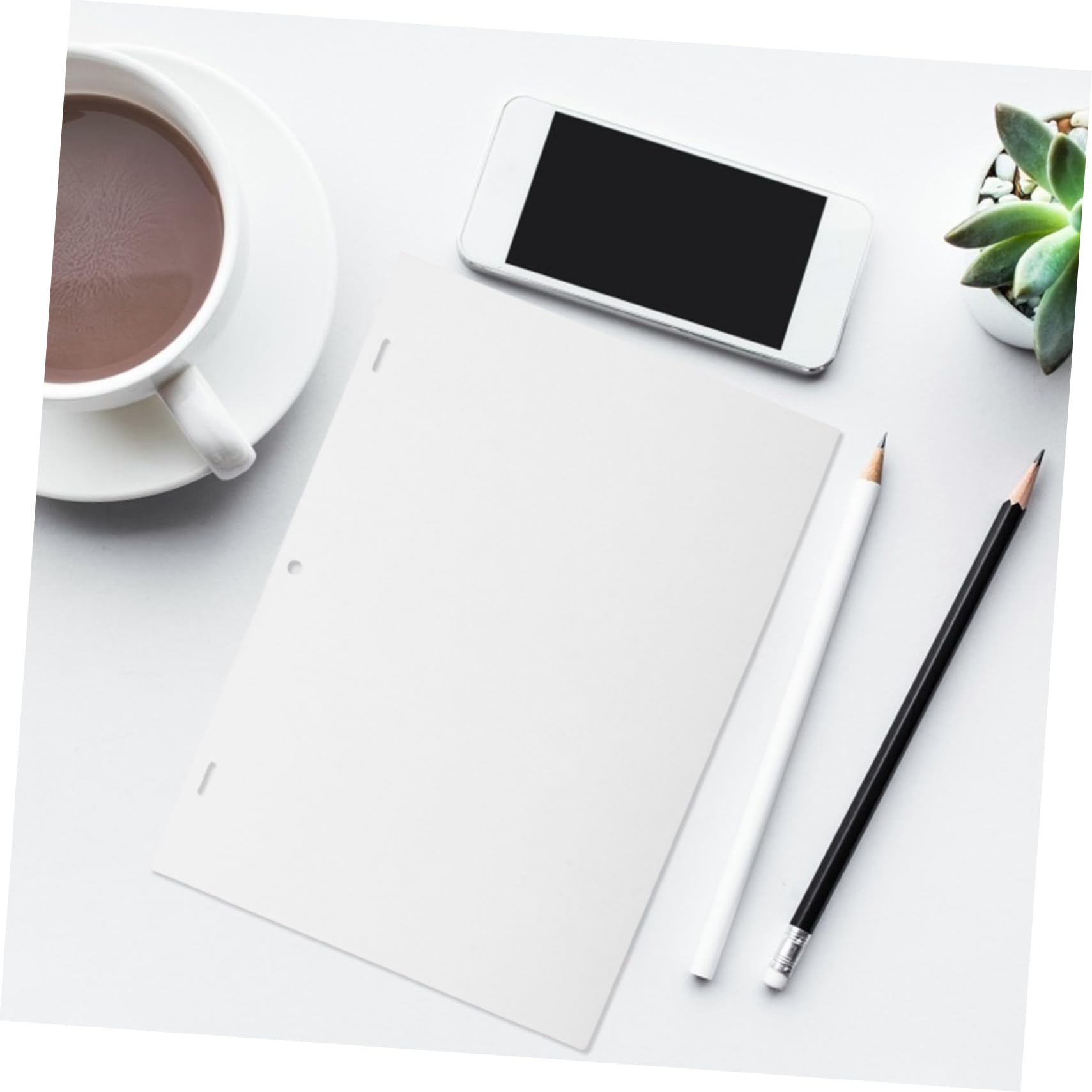 Housoutil Papel de Animación Blanco A4 para Estudiantes, 200 Hojas Fáciles de Pintar y Dibujar, Adecuado para Manualidades y Desarrollo de Habilidades Creativas
