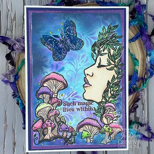 Jane Davenport Halloween Collection-Stamp Set-Magic Within, 6 x 8 in, Clear - Image 2