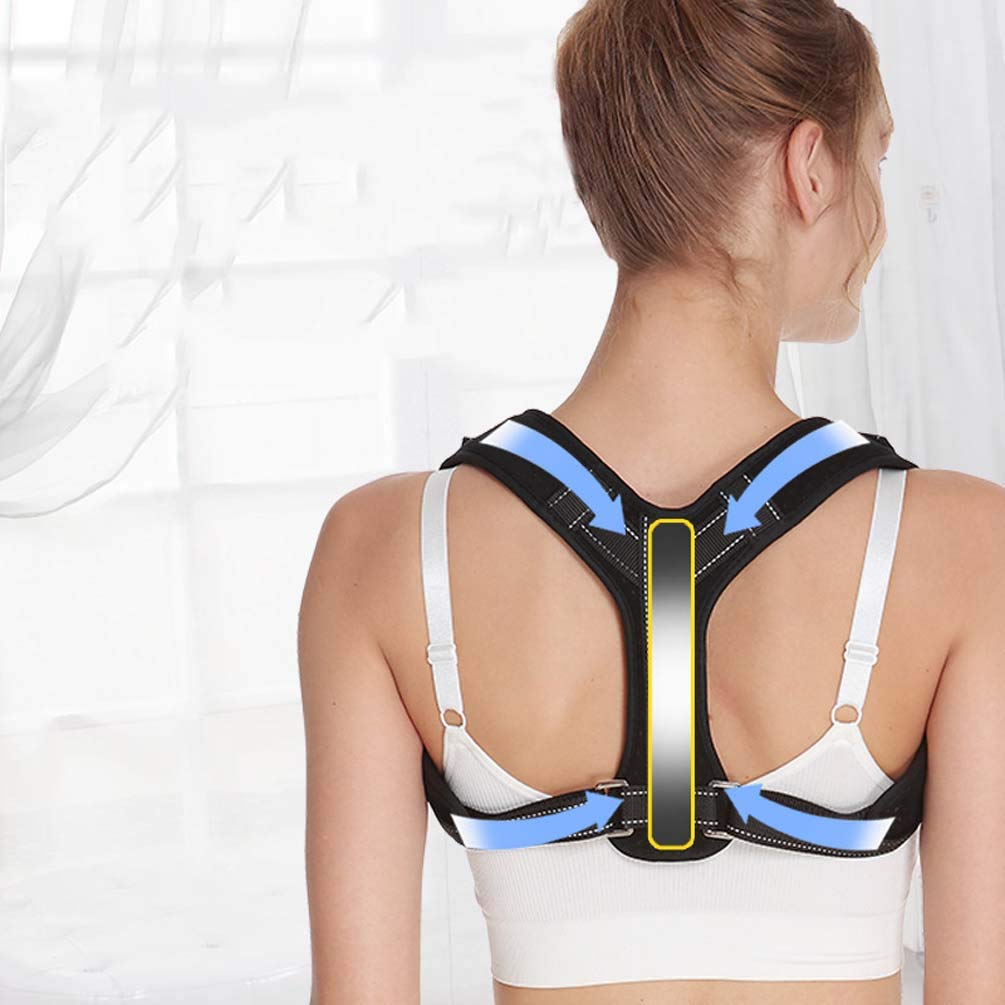 Bene Correttore Postura Schiena Dritta Regolabile, Corretta Postura Correzione Traspirante, Tutore Schiena Ortopedica Busto per Uomo e Donna Unisex, M