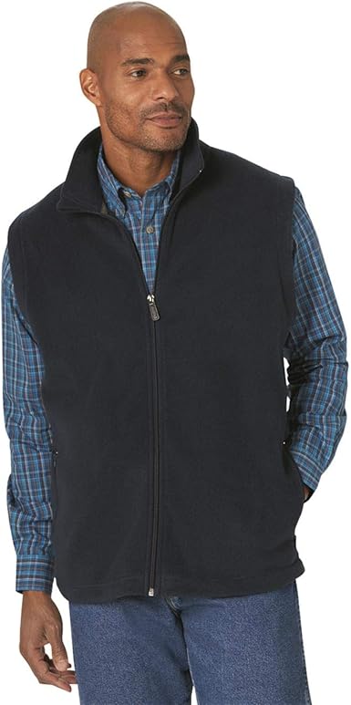fleece zip up vest