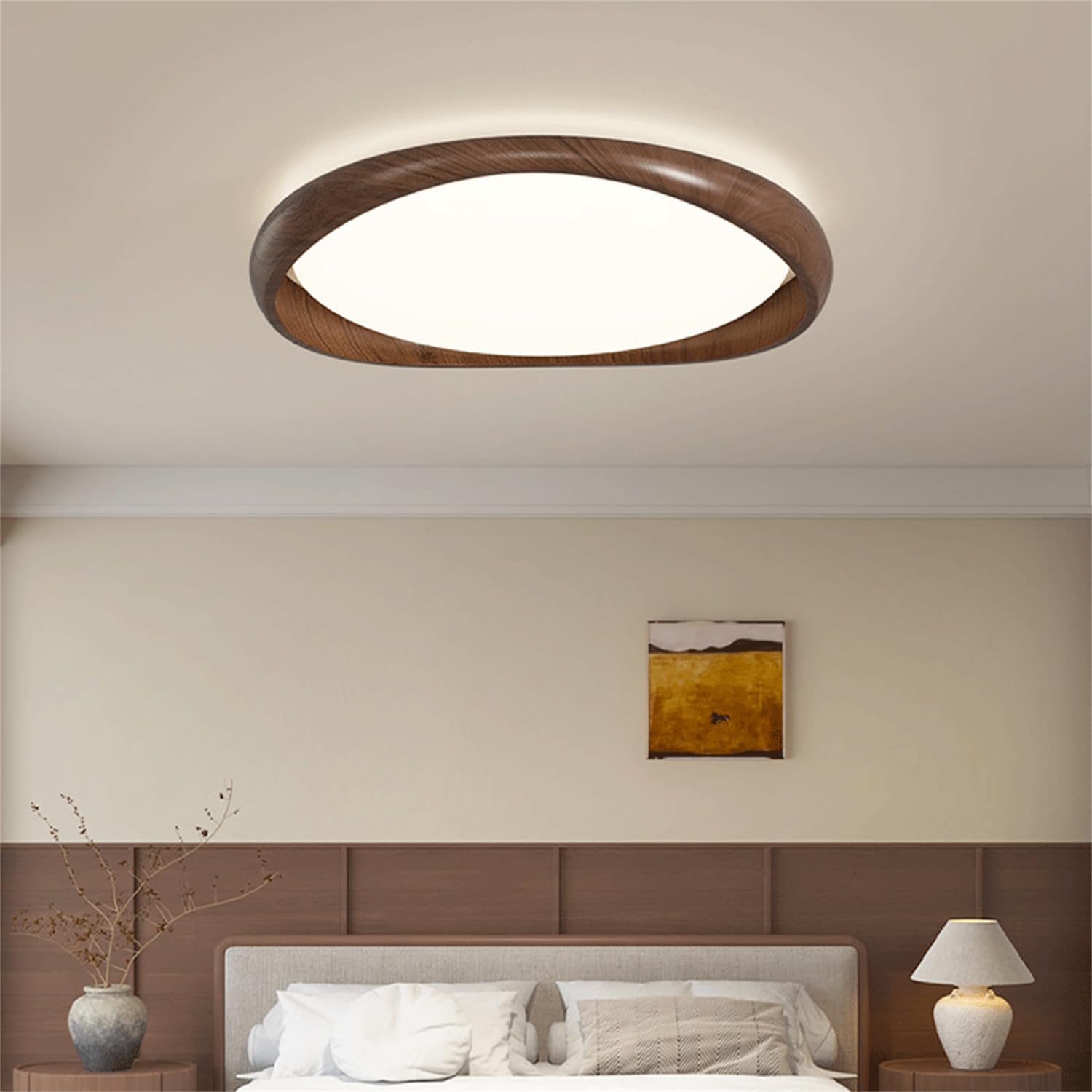 Plafoniere Eleganti In Stile Vintage Con 3 Pannelli Dimmerabili