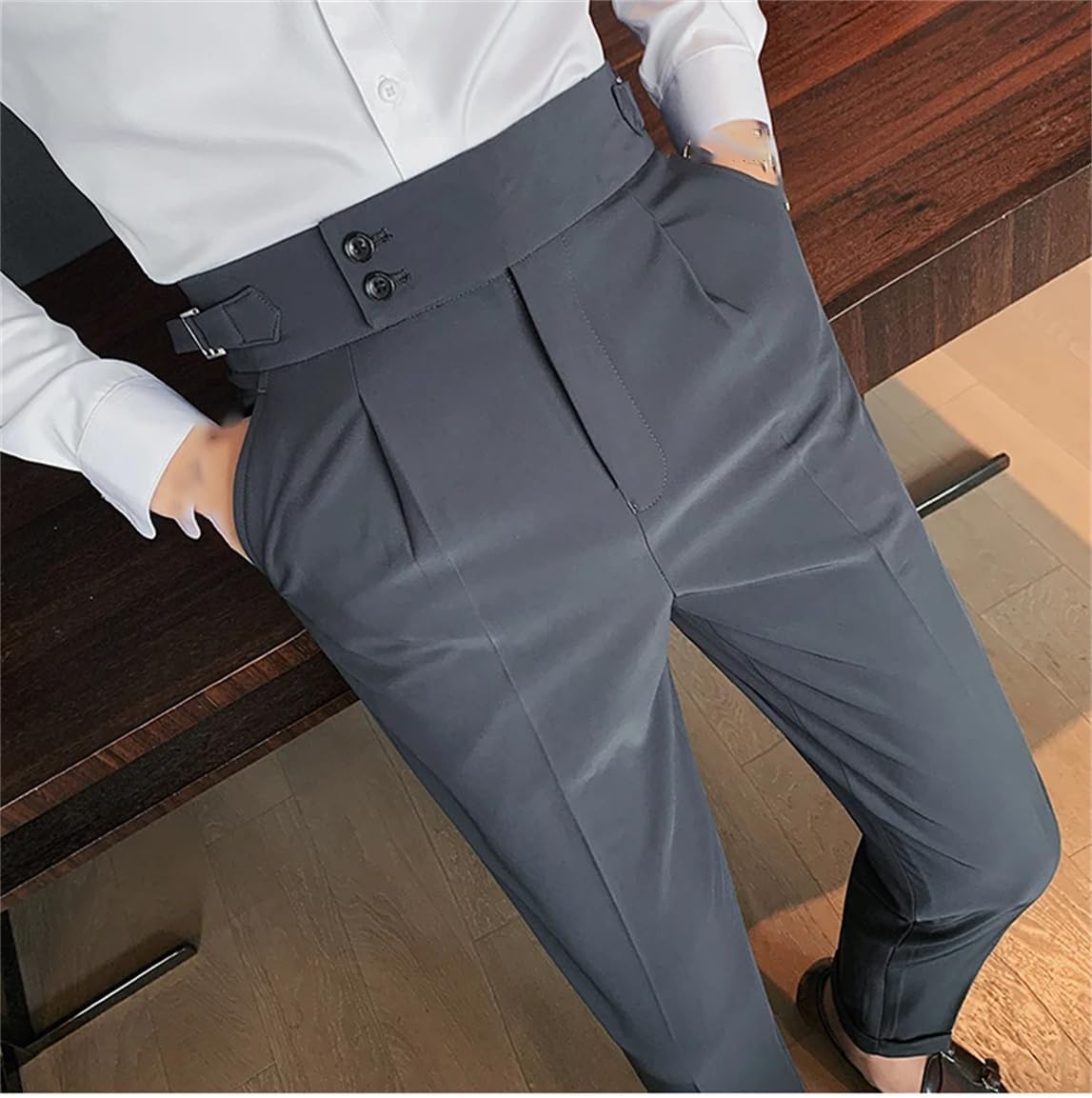 Cintura Pantalones De Goma Para Hombres Pantalones Elasticos