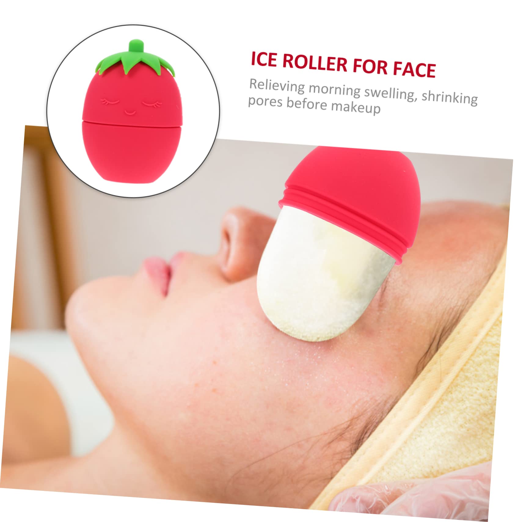 MAGICLULU 4 Stücke Erfrischende Gesichts Ice Roller Für Gesicht Silikon Ice Roller Hautpflege Eye Roller