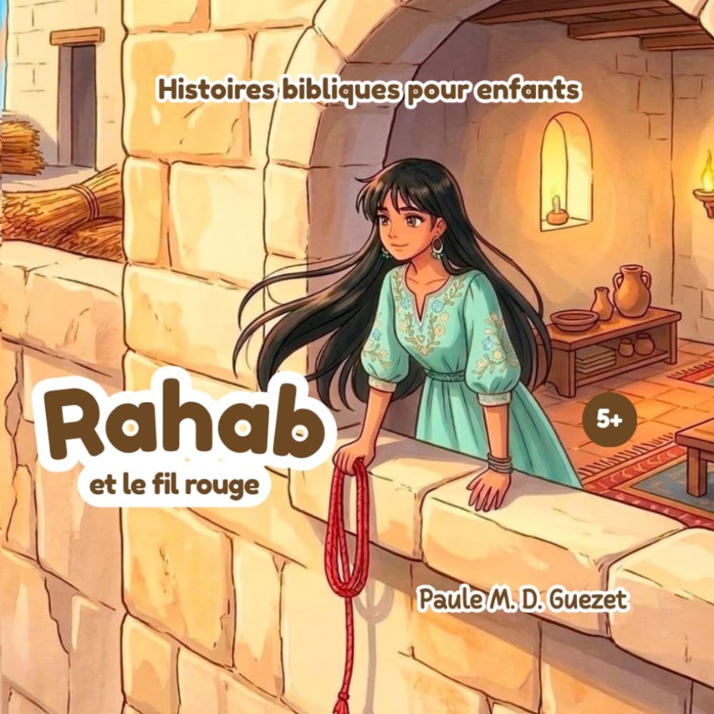 Histoires bibliques pour enfants: Rahab et le fil rouge