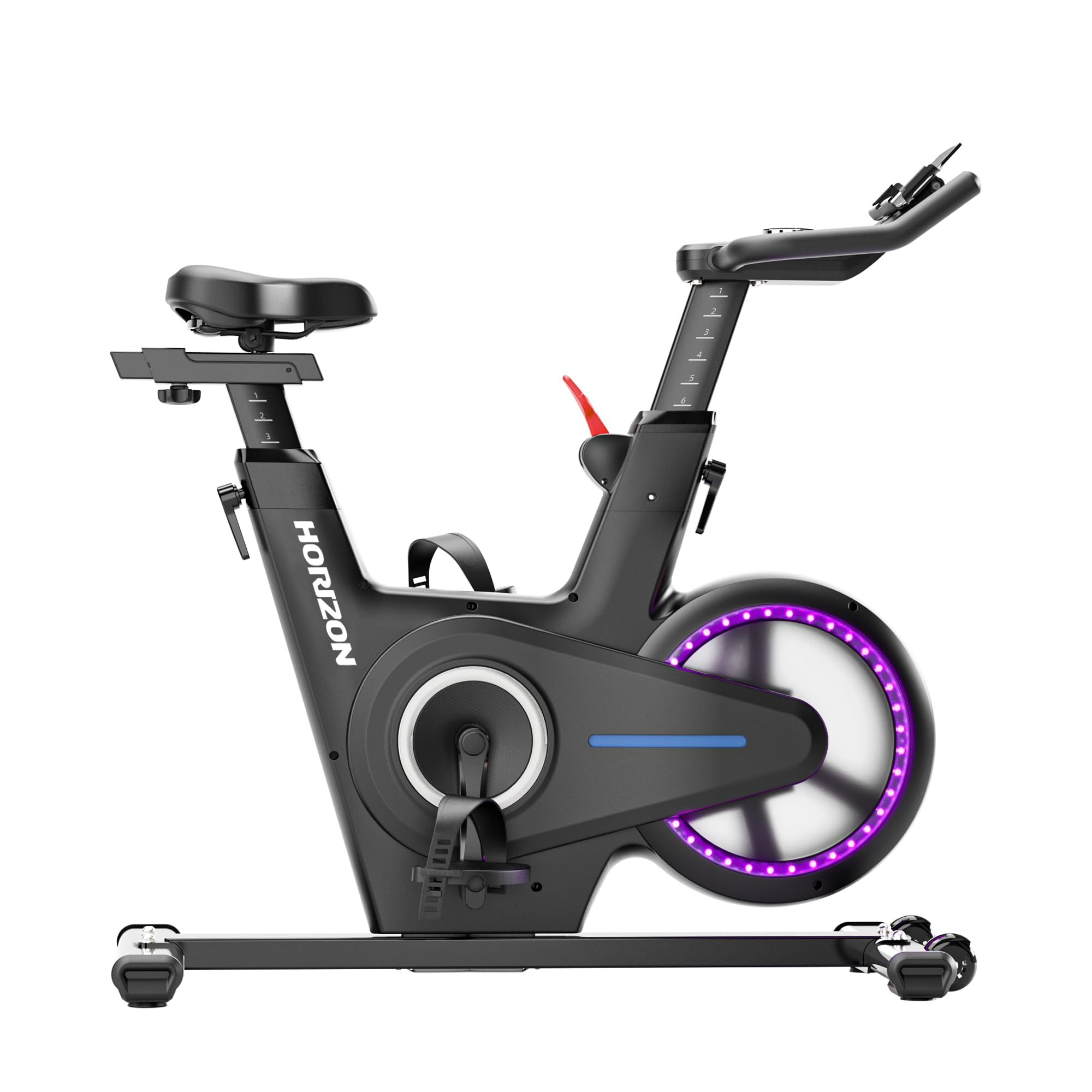 CICLOS INDOOR HORIZON – ENTRENAMIENTO INTENSIVO EN CASA, RESISTENCIA MAGNÉTICA O DE FRICCIÓN, VOLANTES DE INERCIA DE HASTA 22 KG, DISEÑO ERGONÓMICO Y SILENCIOSO